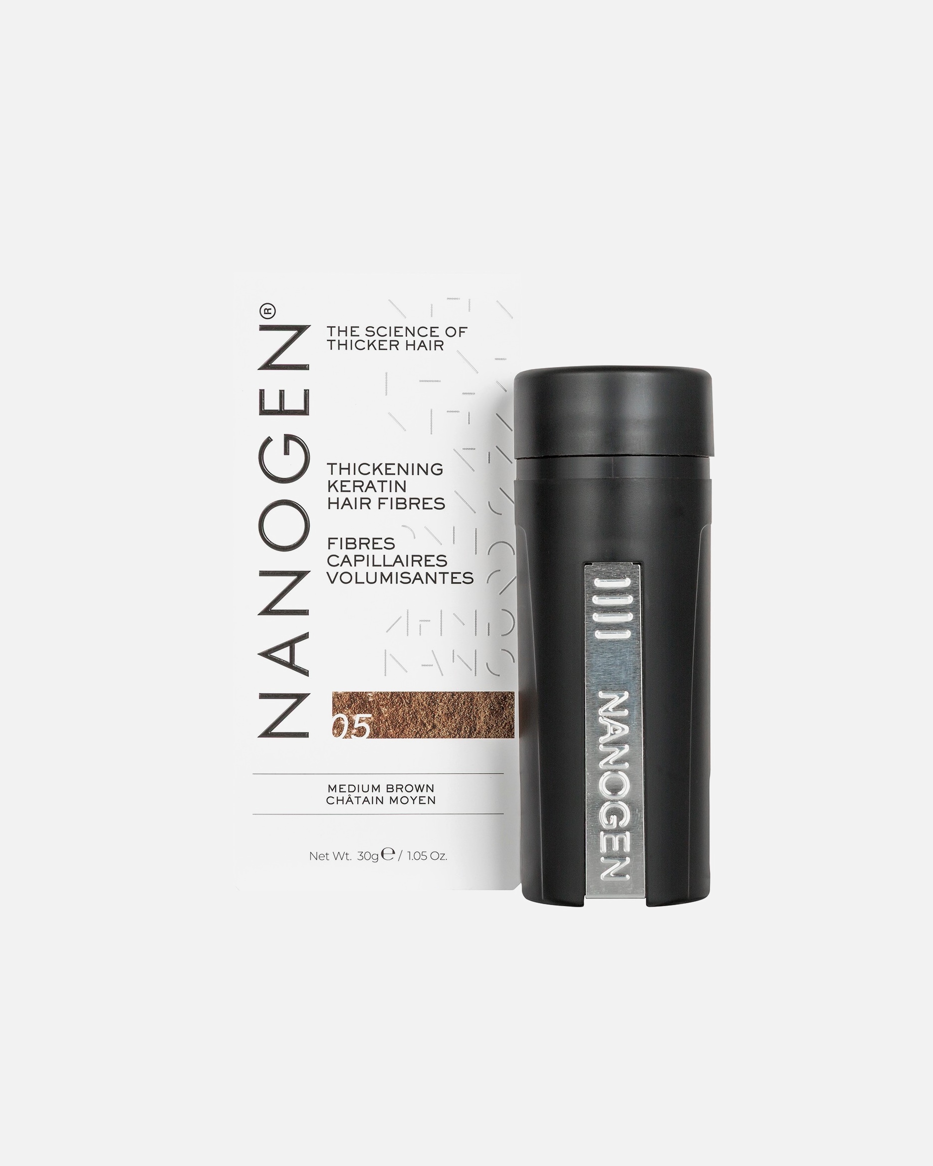 Plaukų pudra UnisexNANOGENDefault Brand LineKeratin Hair FibresMedium Brown