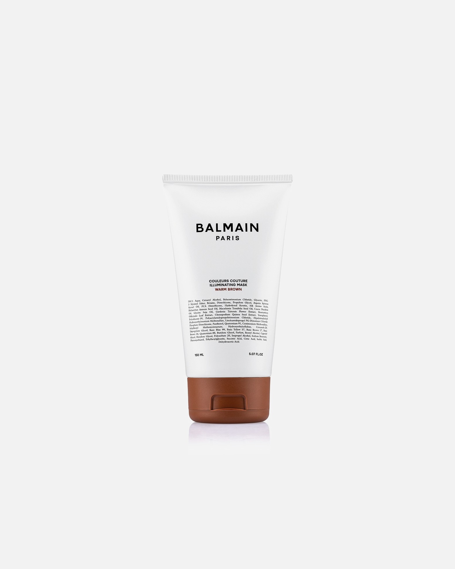 Plaukų kaukė UnisexBalmain HairCouleurs Couture Illuminating Warm Brown Mask 150ml150 ml