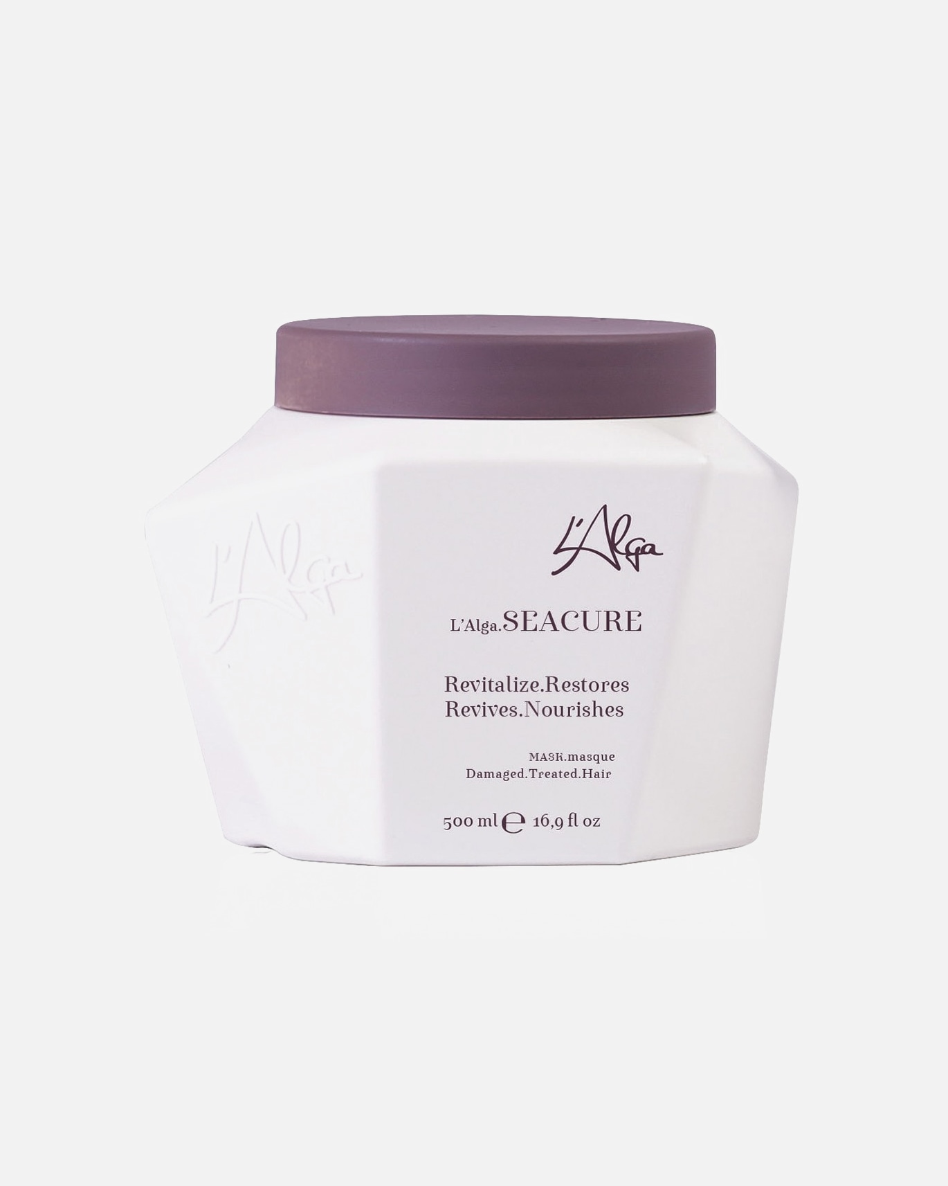 Plaukų kaukė UnisexL'ALGADefault Brand LineSeacure Mask Damaged Treated Hair500 ml