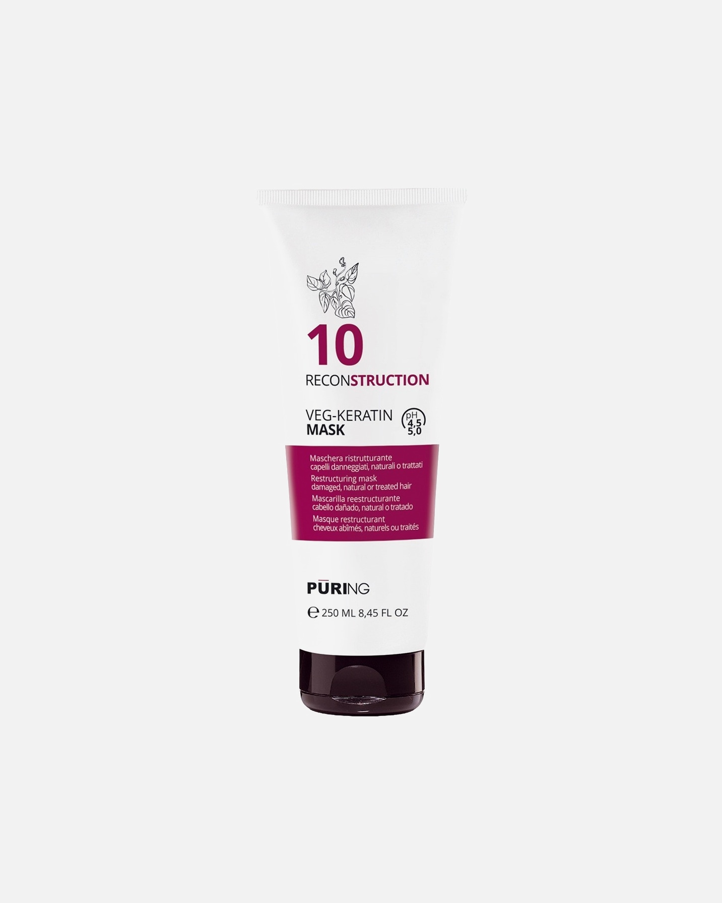 Plaukų kaukė UnisexPURINGDefault Brand Line10 Reconstruction Veg-Keratin Mask250 ml