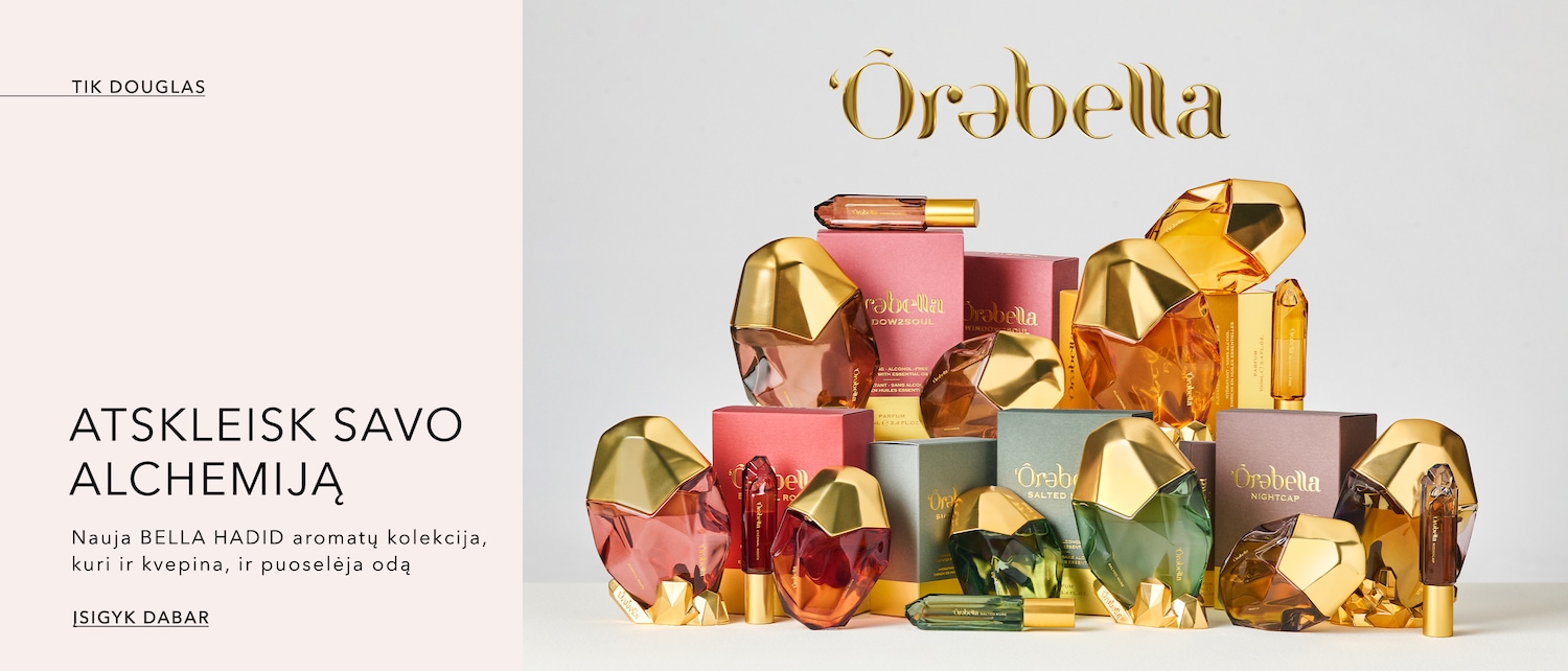 Atraskite Bella Hadid aromatų kolekciją iš Òrabella, kuri ne tik kvepia, bet ir puoselėja odą, o dabar galite įsigyti Douglas parduotuvėje!
