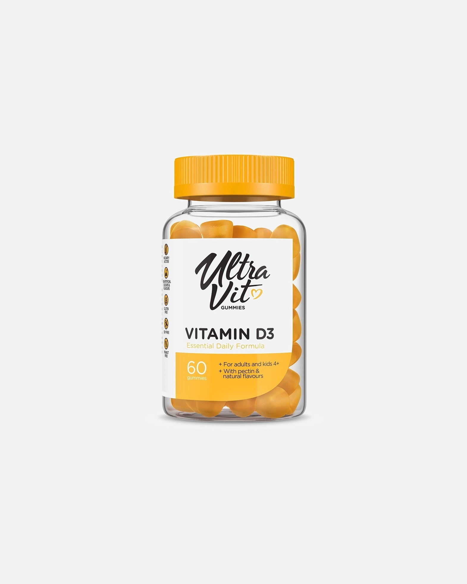 Odos papildai UnisexULTRAVITDefault Brand LineGummies Vitamin D31 x 60 vnt.