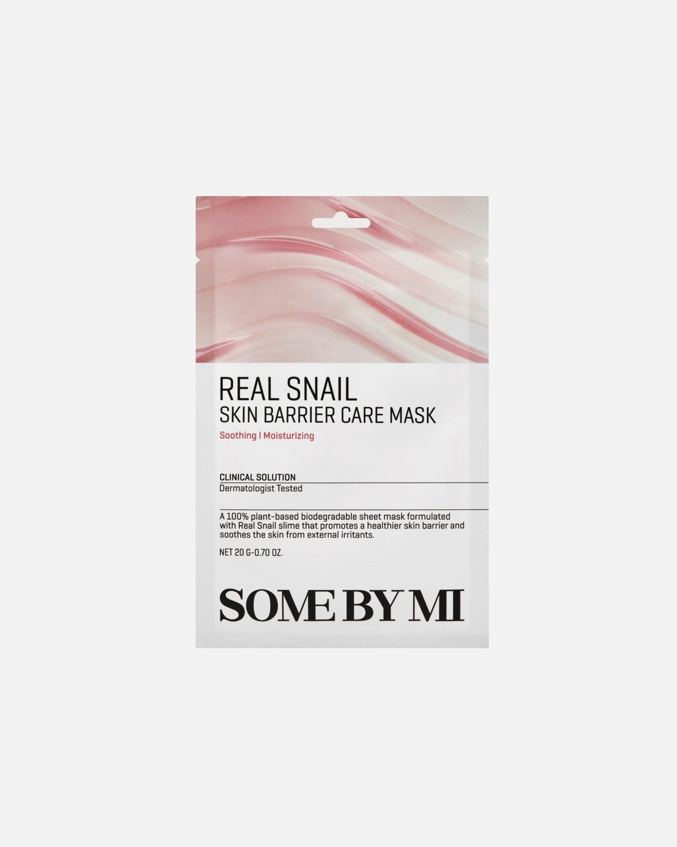Lakštinė veido kaukė UnisexSOME BY MIReal Snail Skin Barrier Care Mask1 vnt.