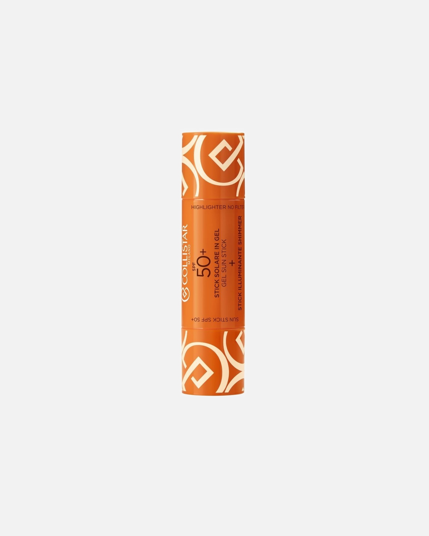 Kremas nuo saulės MoterimsCollistarGEL SUN stick SPF50+ & SHIMMER HIGHLIGHTER stick9 ml