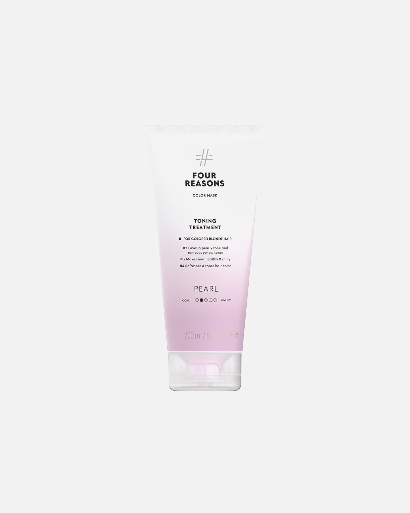 Plaukų kaukė MoterimsFour ReasonsColor MaskToning Treatment Pearl200 ml