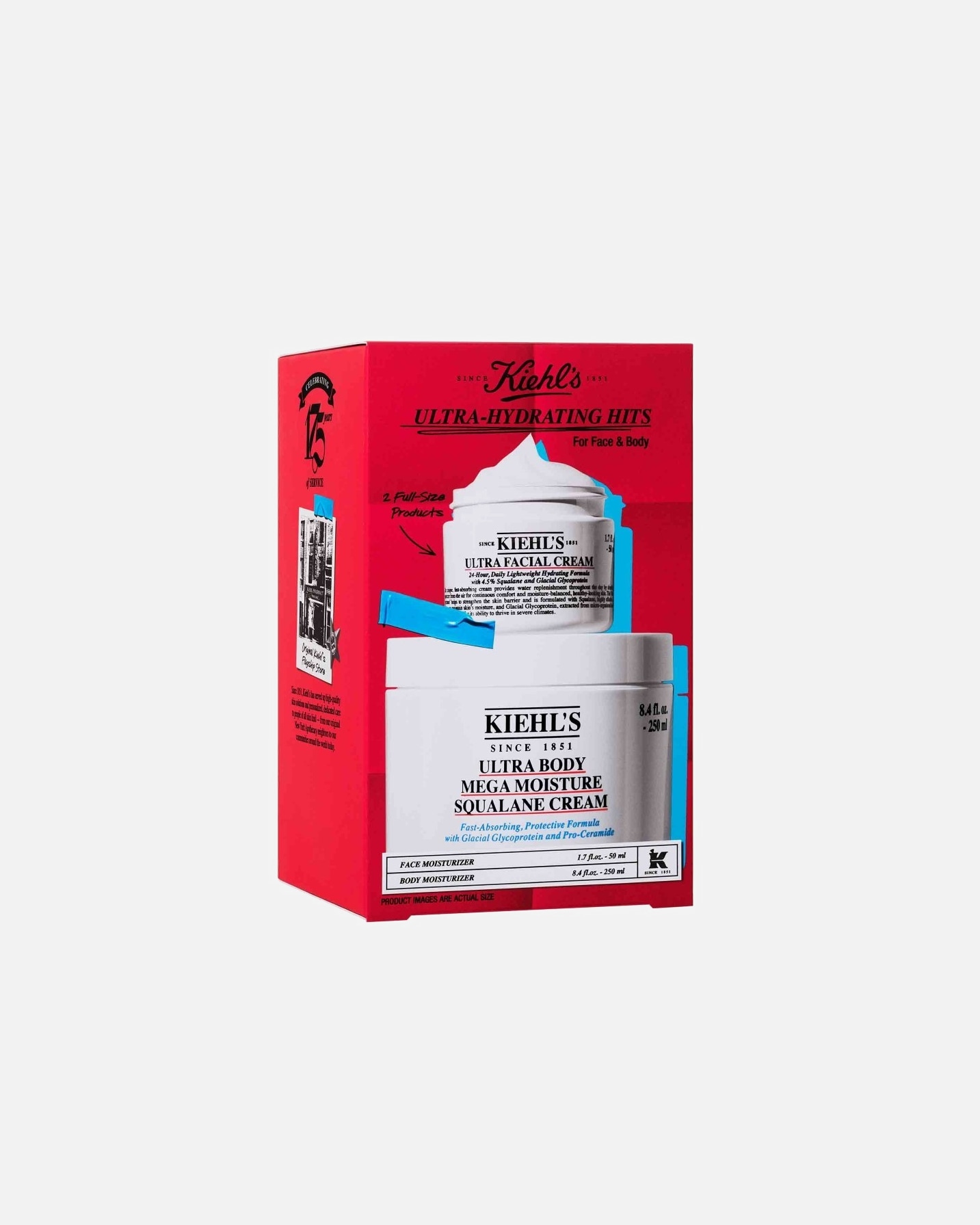 Veido priežiūros rinkinys MoterimsKiehl’sUltra FacialUF Body+Face Hydration Set1 vnt.