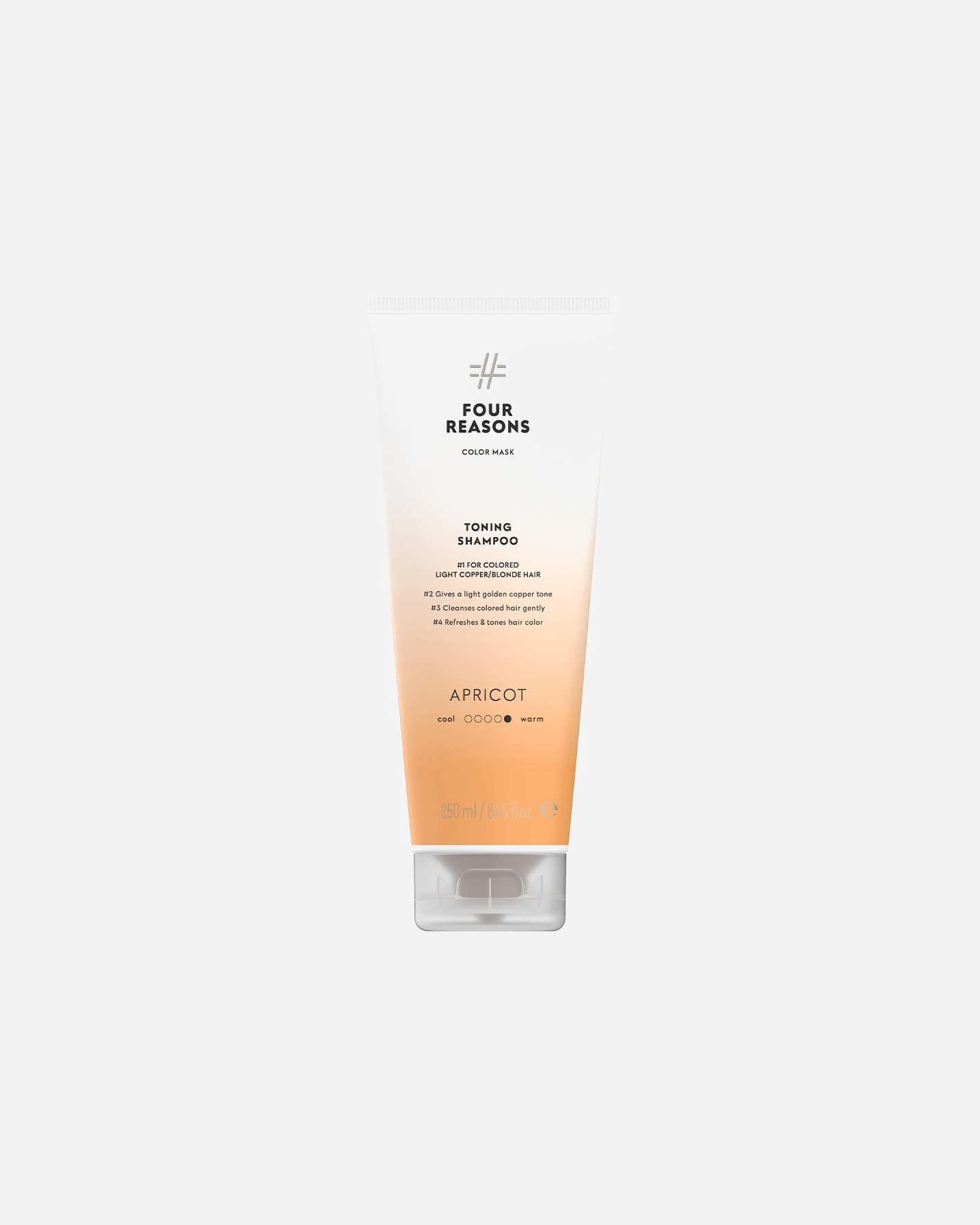 Plaukų šampūnas MoterimsFour ReasonsColor MaskToning Shampoo Apricot250 ml