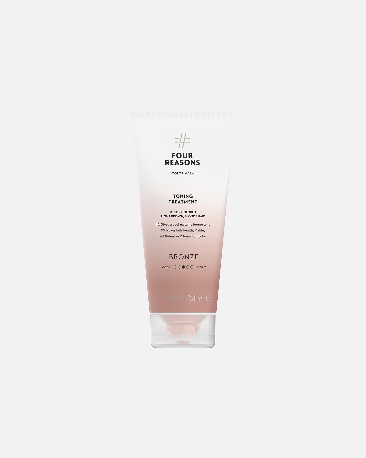 Plaukų kaukė MoterimsFour ReasonsColor MaskToning Treatment Bronze200 ml