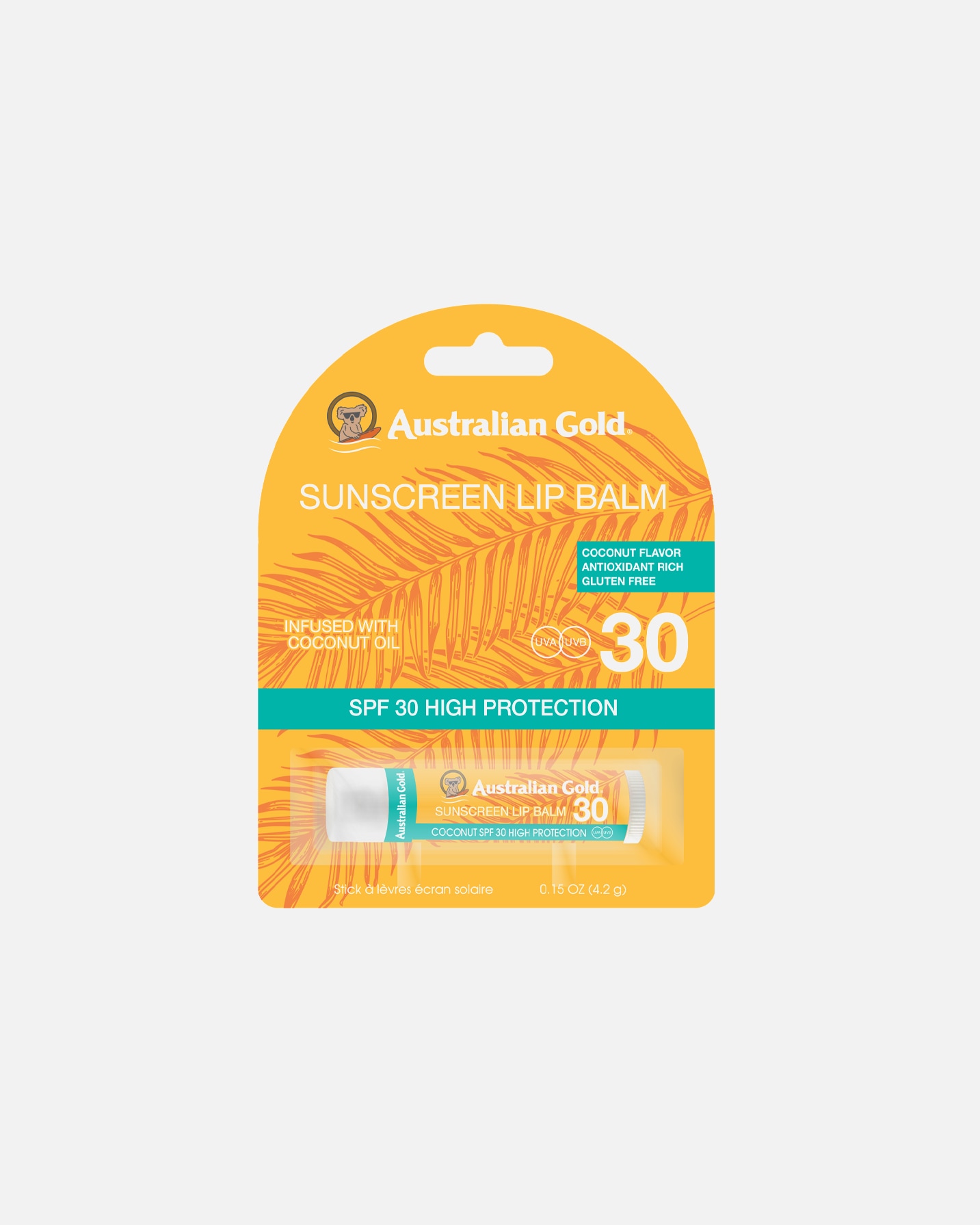 Veido kremas po deginimosi UnisexAustralian GoldLip Balm SPF304.2 Gram