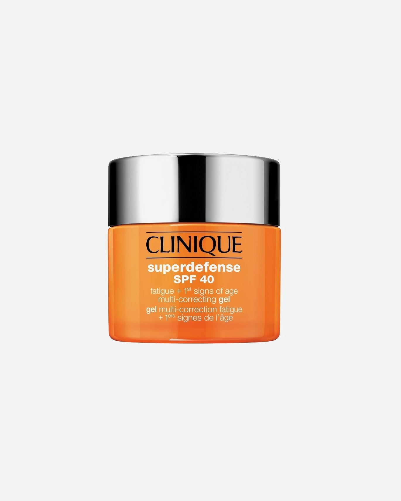 Veido želė UnisexCliniqueSuperdefenseSPF 40 Fatigue + 1st Signs of Age Multi-Correcting Gel50 ml