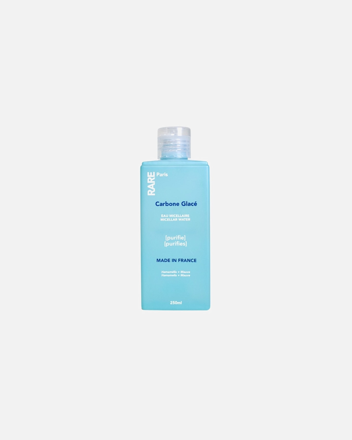 Micelinis makiažo valiklis UnisexRare ParisCarbone Glacé Micellar Watter250 ml