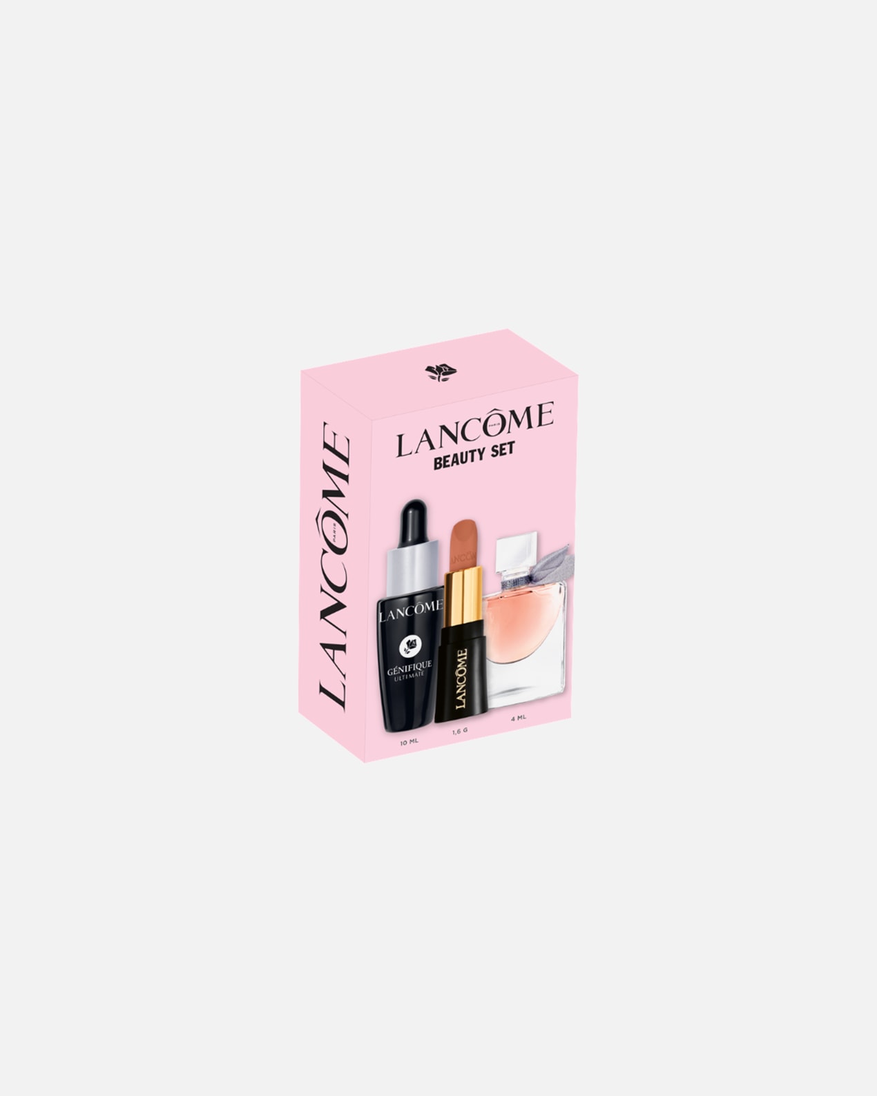 Perkant LANCÔME productų už 149 € ir daugiau – DOVANA LANCÔME miniatiūrų rinkinys.