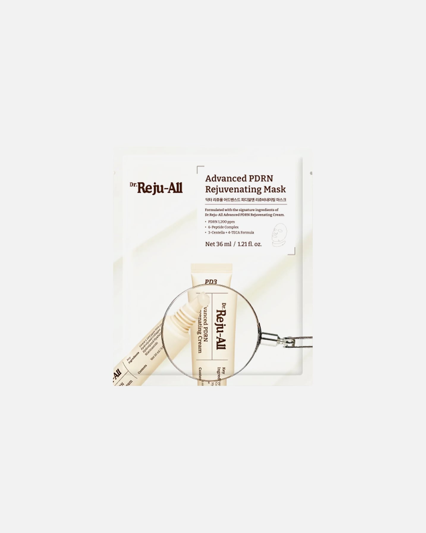 Lakštinė veido kaukė UnisexDr. Reju-AllAdvanced PDRNRejuvenating Mask1 vnt.