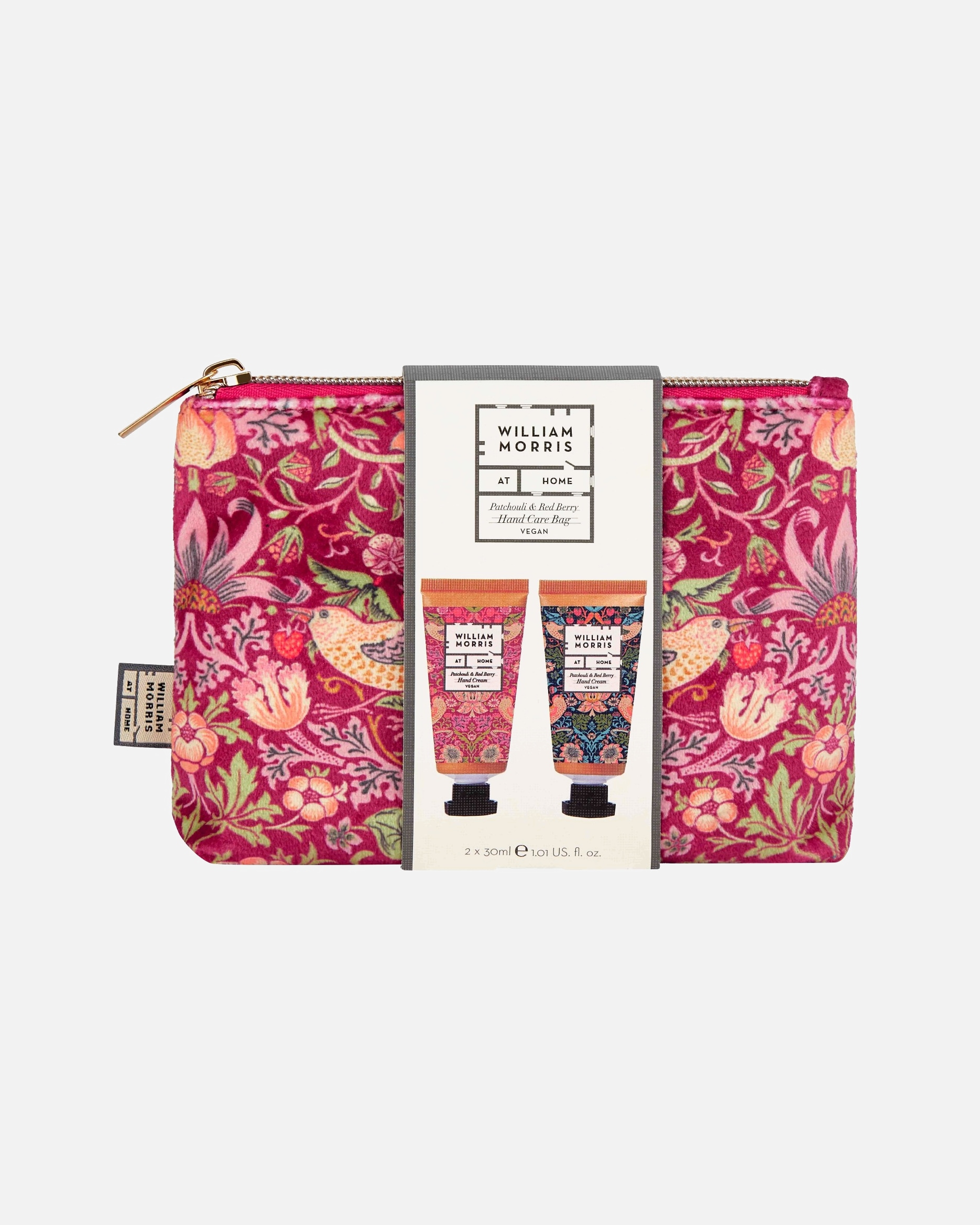 Rankų odos priežiūros rinkinys UnisexHEATHCOTE & IVORYWilliam Morris At Home Strawberry Thief Hand Care Bag1 vnt.