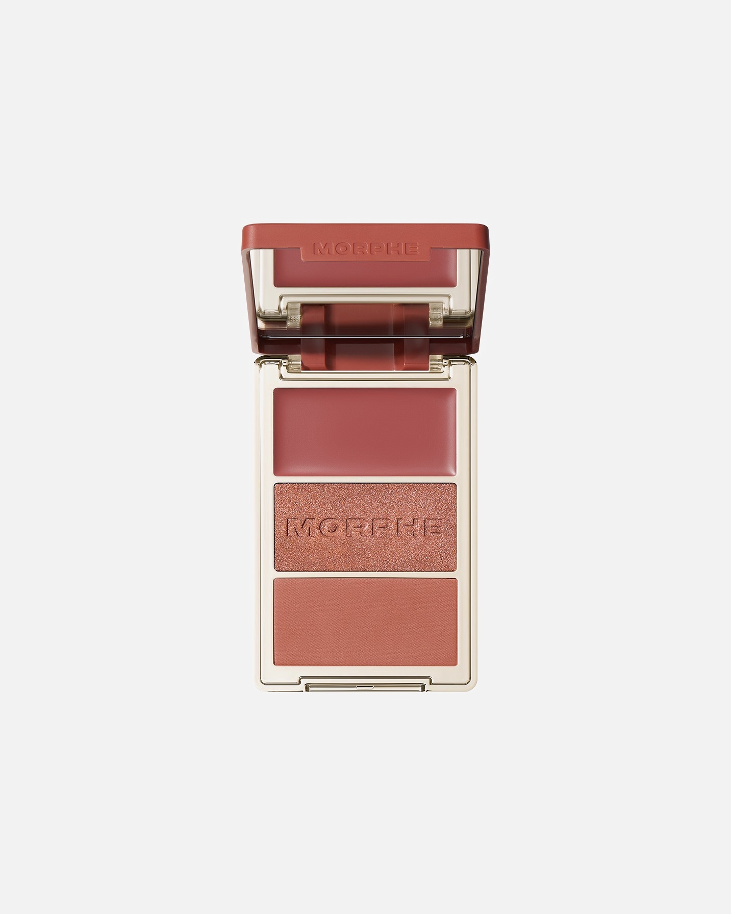 Skaistalai, Akių ir skruostų dažai, Lūpų ir skruostų dažai UnisexMorpheCHEEK THRILLS MULTI-FINISH FACE TRIOPRIVATE ISLAND