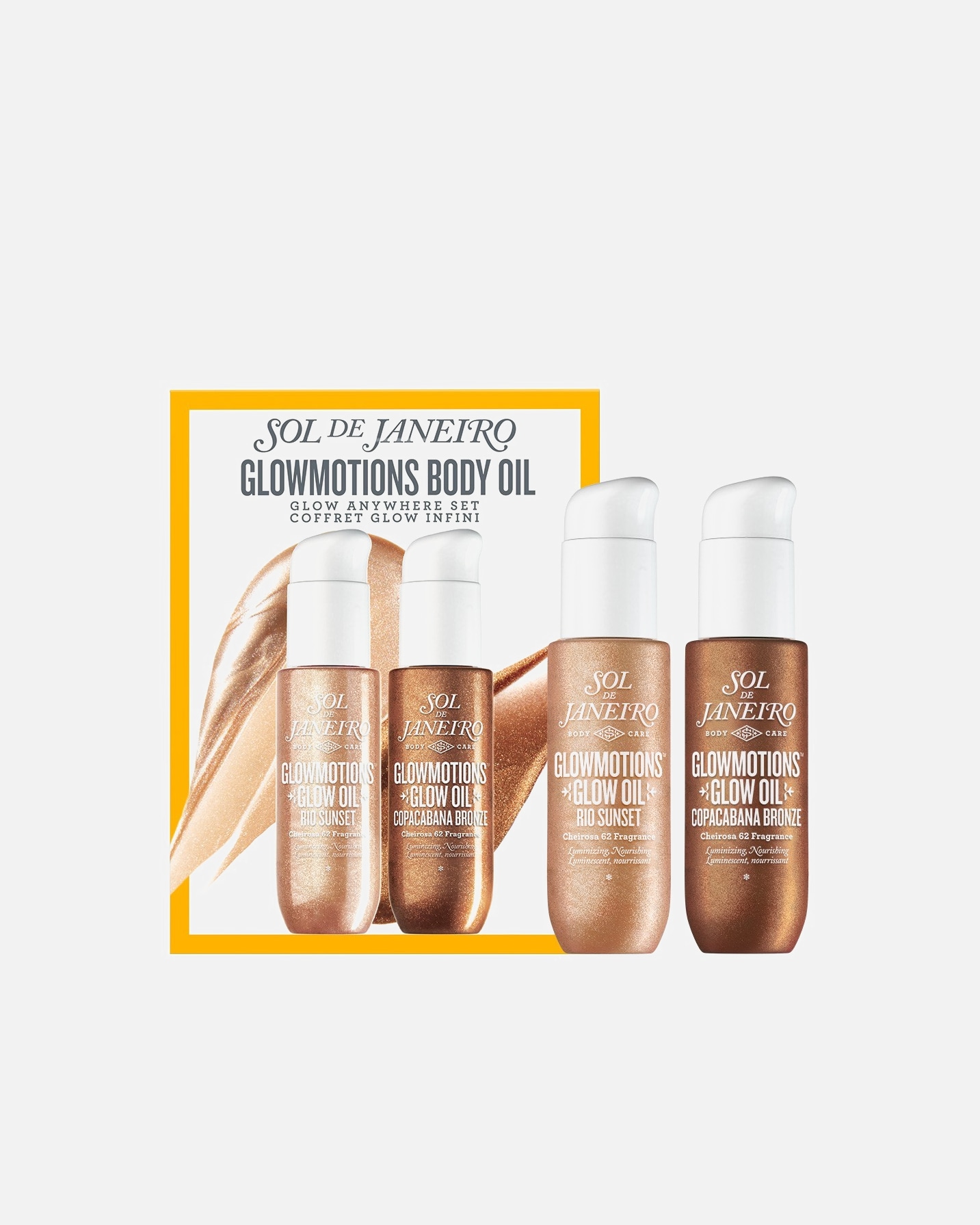Kūno aliejus UnisexSol de JaneiroGlowMotions™Body Oil Set1 vnt.