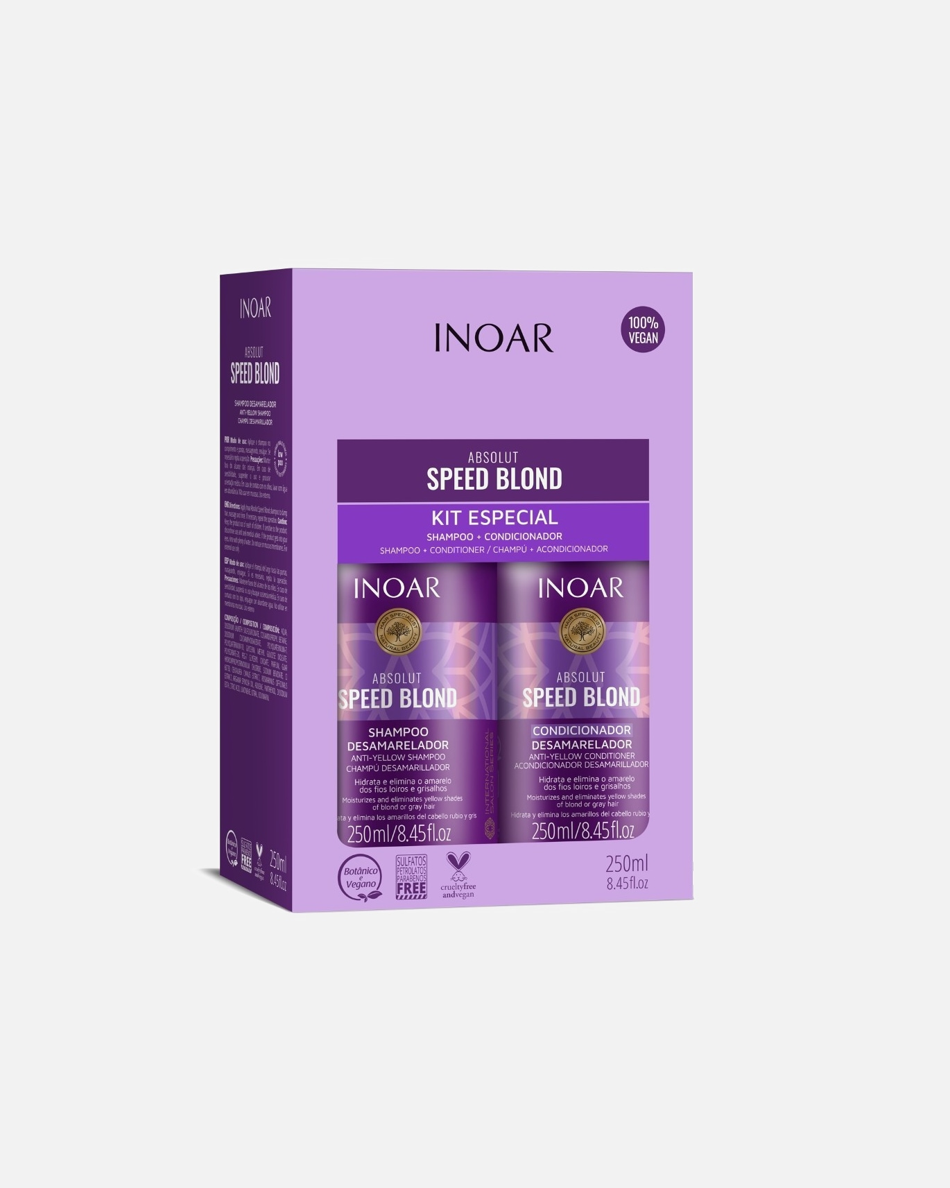 Plaukų priežiūros rinkinys UnisexINOARDefault Brand LineAbsolut Speed Blond Duo Kit1 vnt.