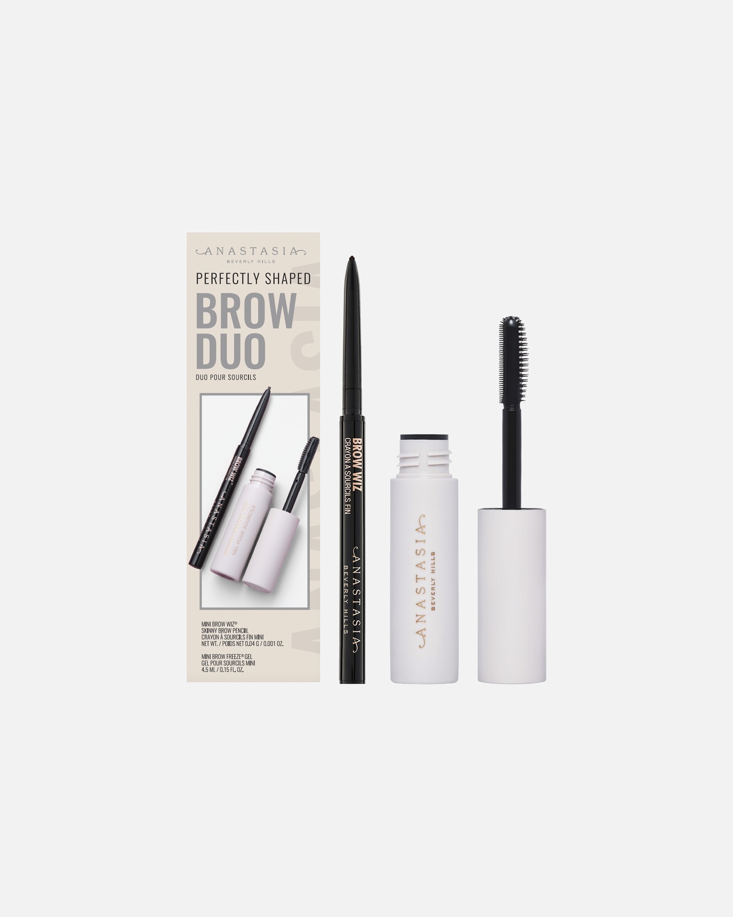 Veido makiažo rinkinys UnisexAnastasia Beverly HillsPerfectly Shaped Brow DuoDark Brown