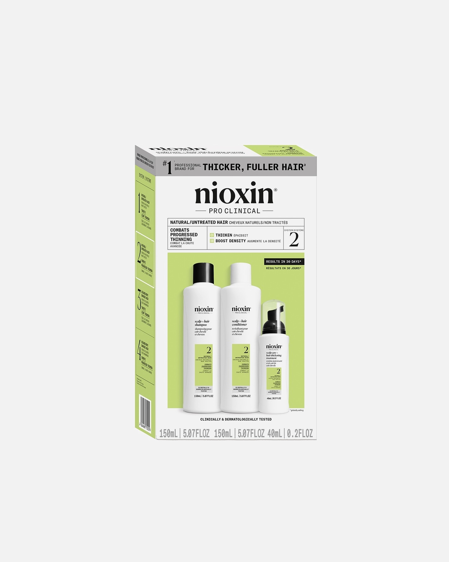 Plaukų priežiūros rinkinys UnisexNioxinSystem 2 Kit1 vnt.