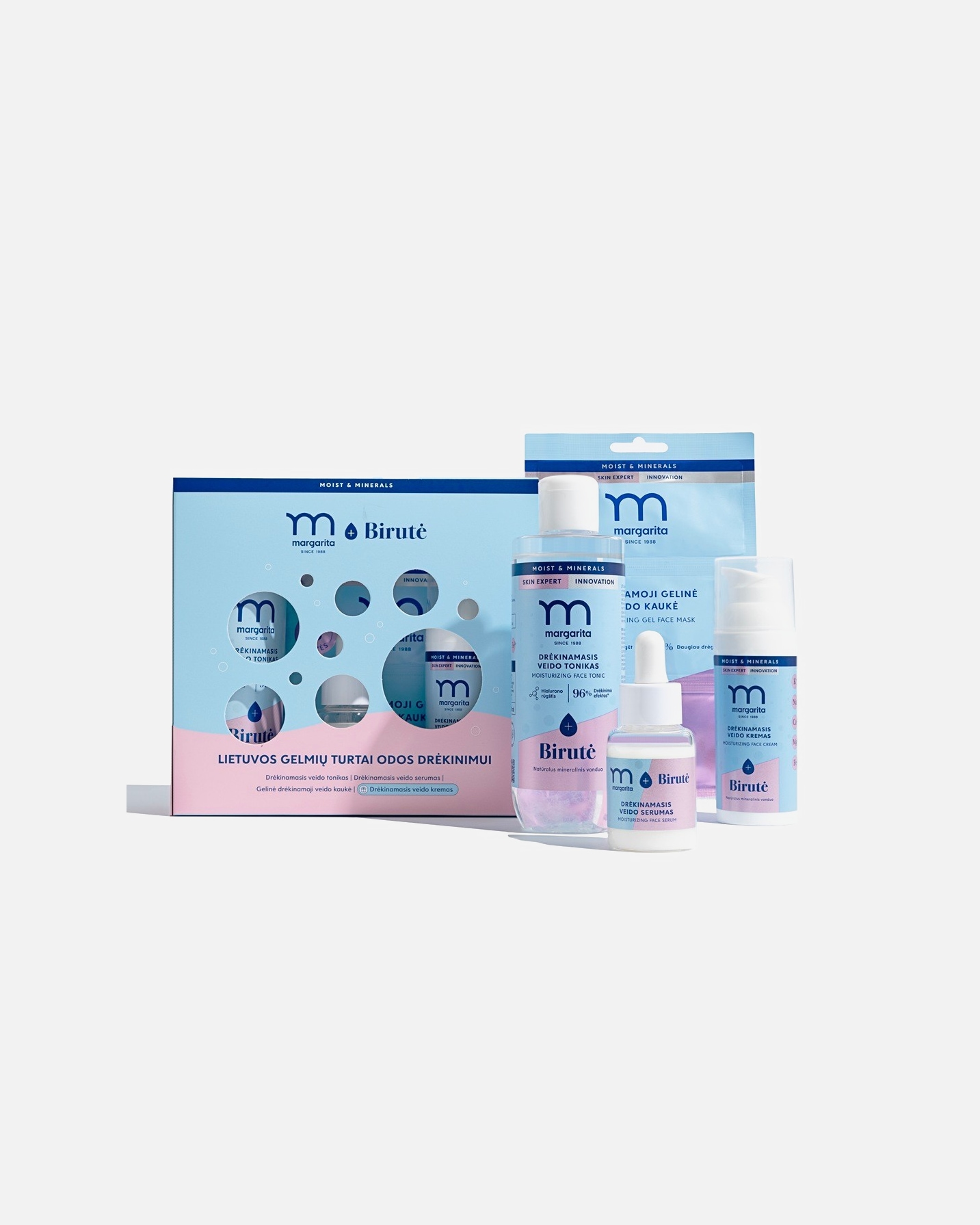 UnisexMARGARITADefault Brand LineMoist & Minerals Skincare Set with "Birutė"1 vnt.