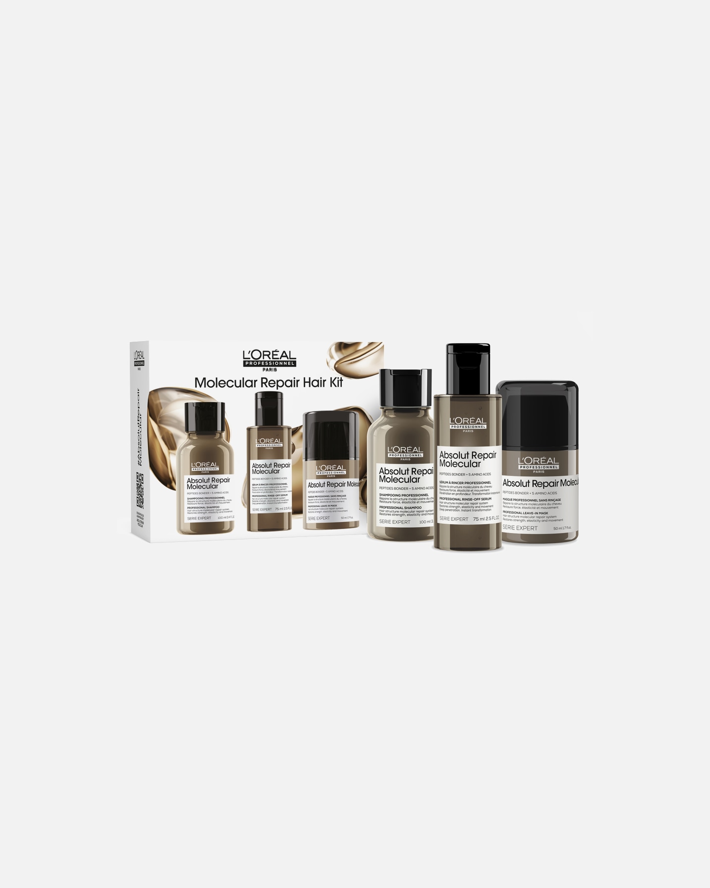 Plaukų priežiūros rinkinys UnisexL´Oréal Professionnel ParisSerie Expert Absolut Repair MolecularHair Kit1 vnt.