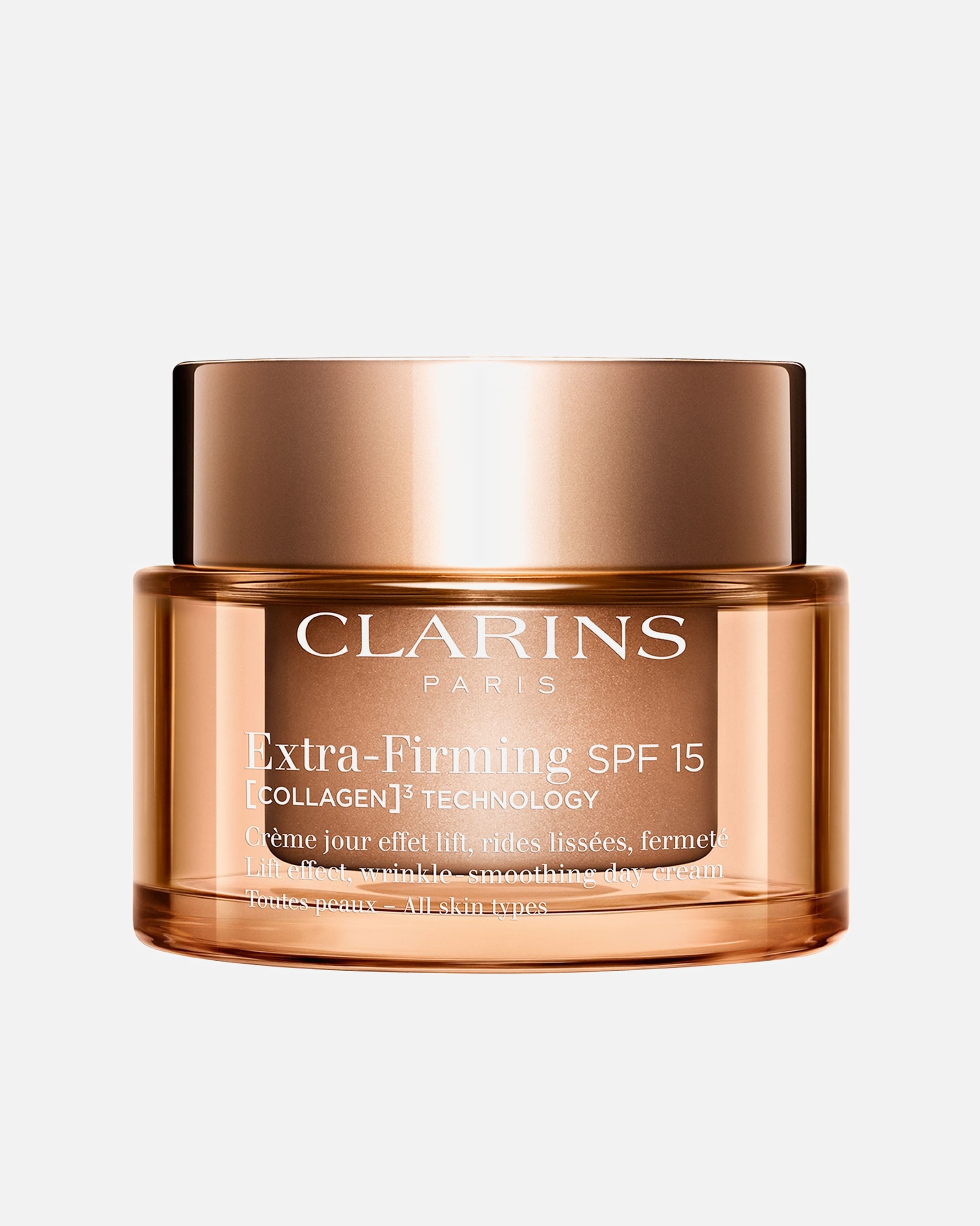Priemonė nuo senėjimo žymių MoterimsClarinsExtra-Firming 40+DAY CREAM SPF1550 ml