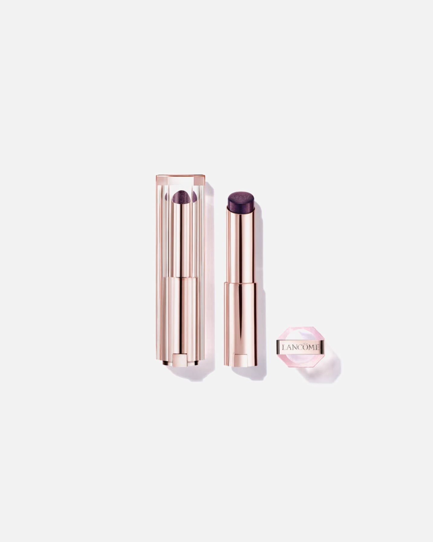 Lūpų balzamas, Lūpų kremas MoterimsLancômeLip IdôleSqualane-12 Butterglow Glowy Color Balm90 - Berry Bisou