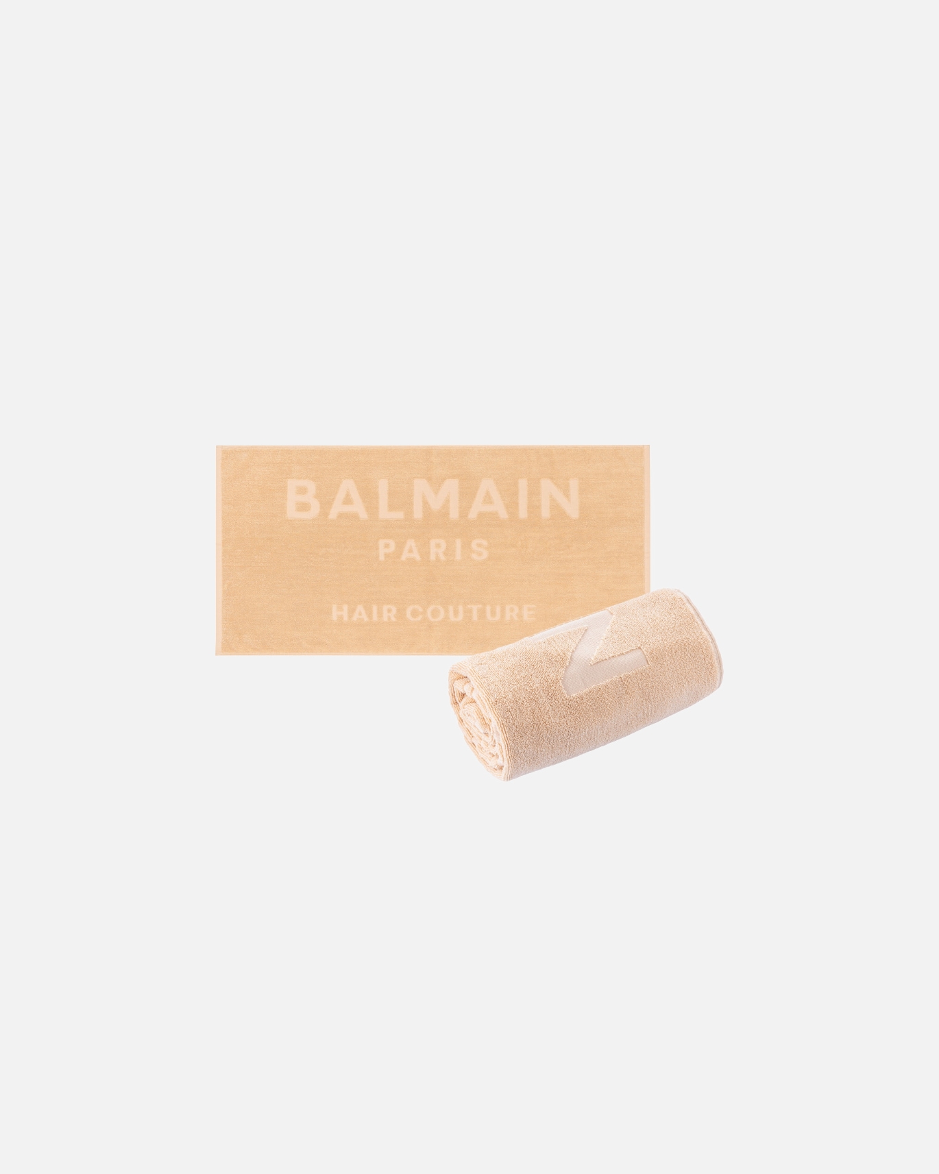 Perkant BALMAIN HAIR produktų už 99 € ir daugiau - DOVANA BALMAIN HAIR Beige SPA rankšluostis.