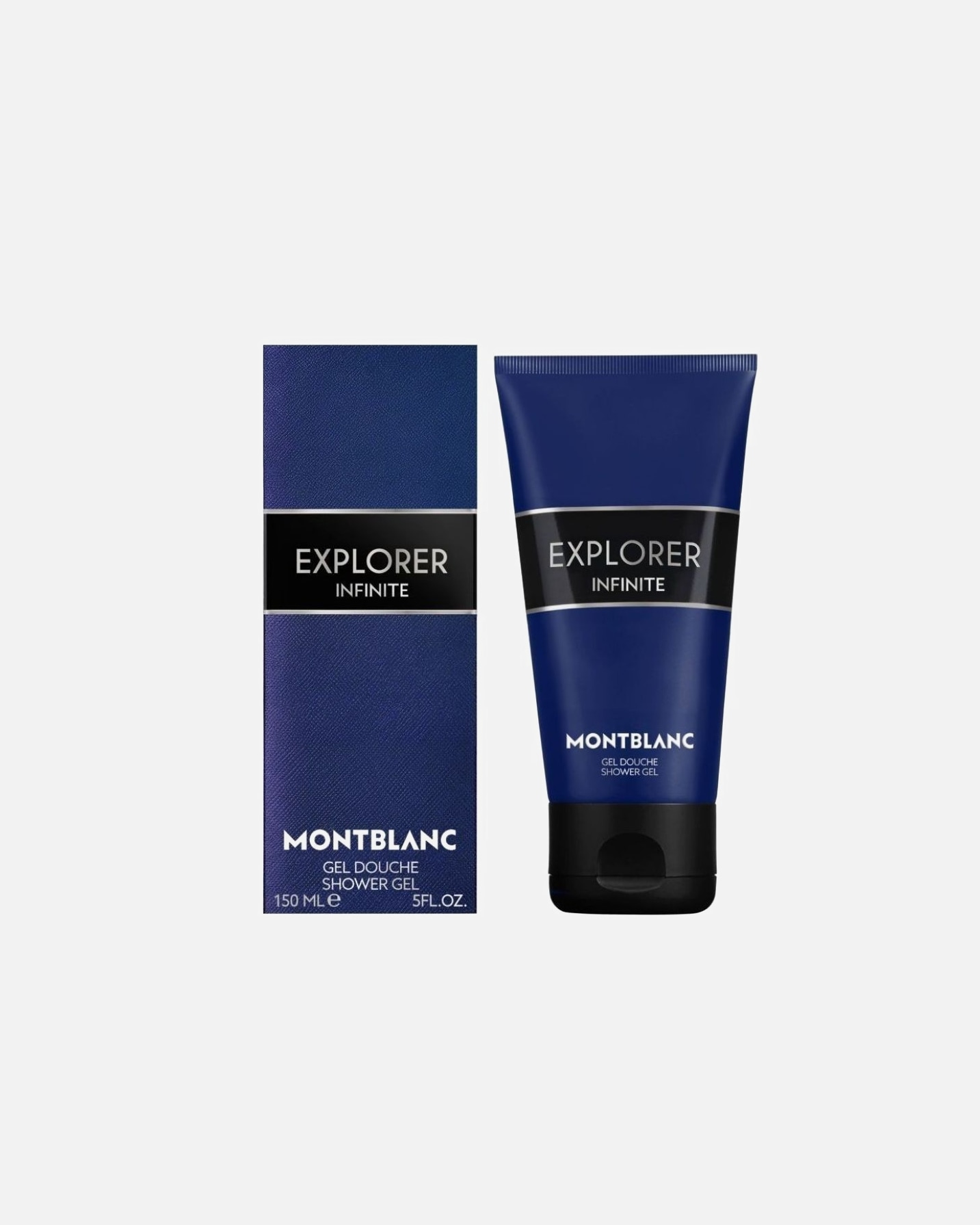 Kūno prausimosi želė VyramsMontblancExplorerINFINITE TUBESHOWER GEL150 ml