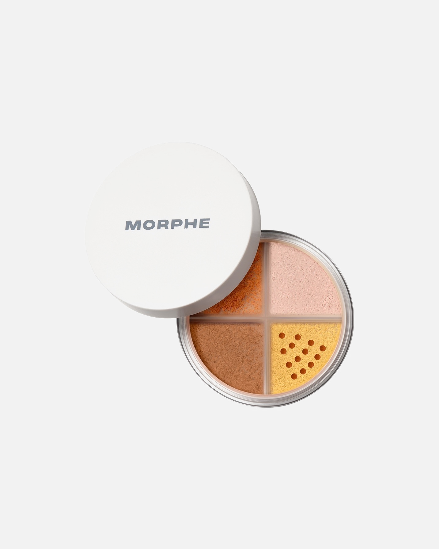 Kompaktinė pudra UnisexMorpheBAKE & SET LOOSE POWDER QUADRICH HARMONY