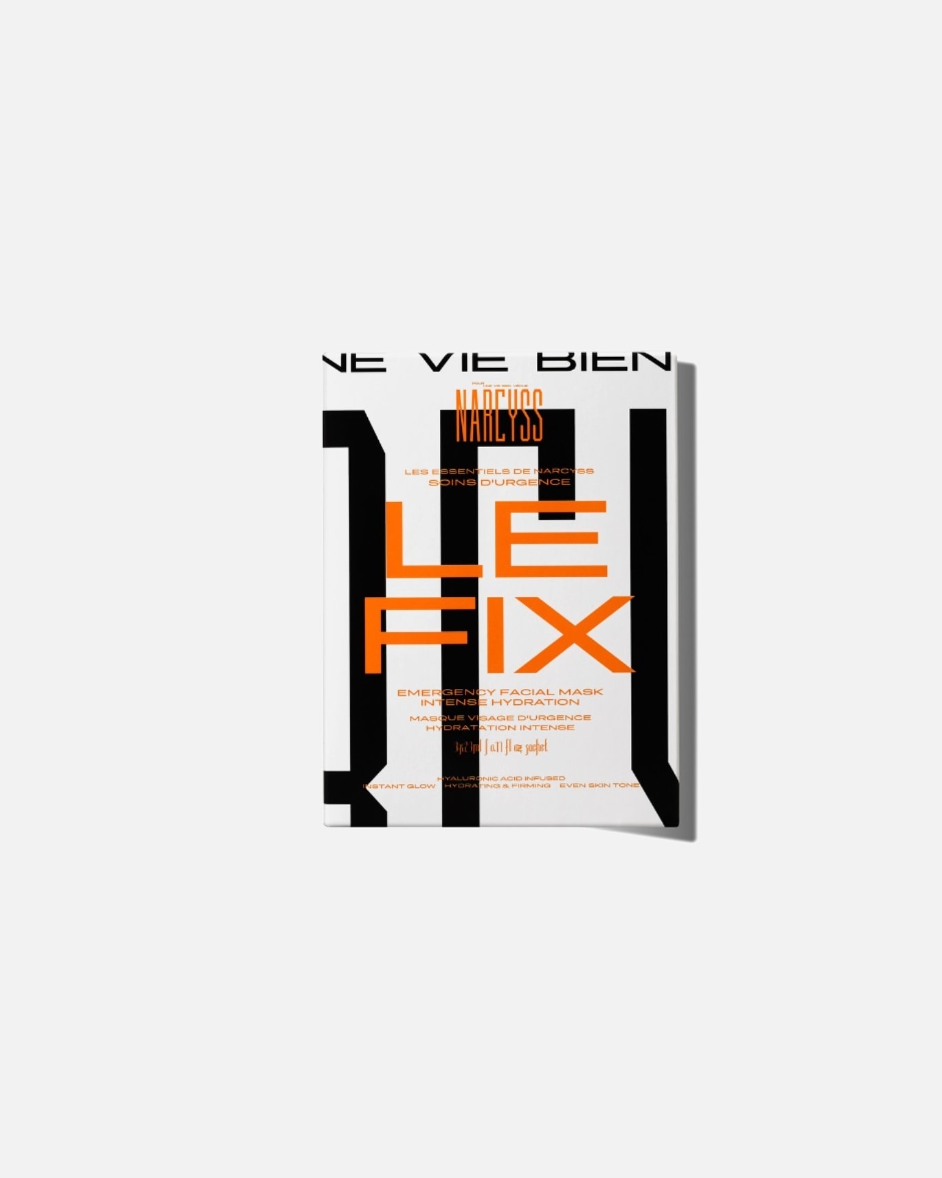 Lakštinė veido kaukė UnisexNARCYSSEmergency Facial Sheet Mask With Intense Hydration1 x 3 vnt.