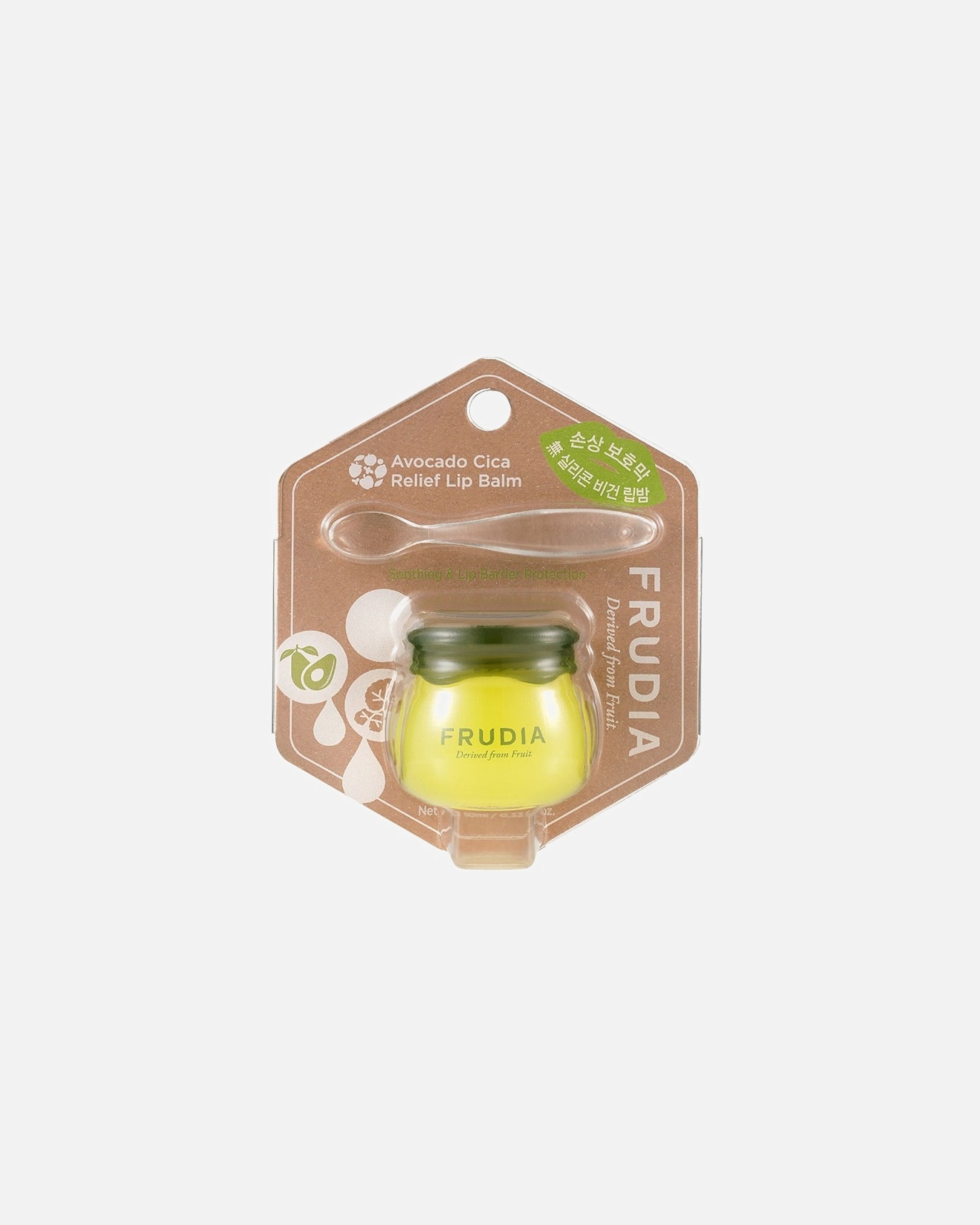 Lūpų balzamas, Lūpų kremas UnisexFrudiaAvocado Cica Relief Lip Balm10 ml