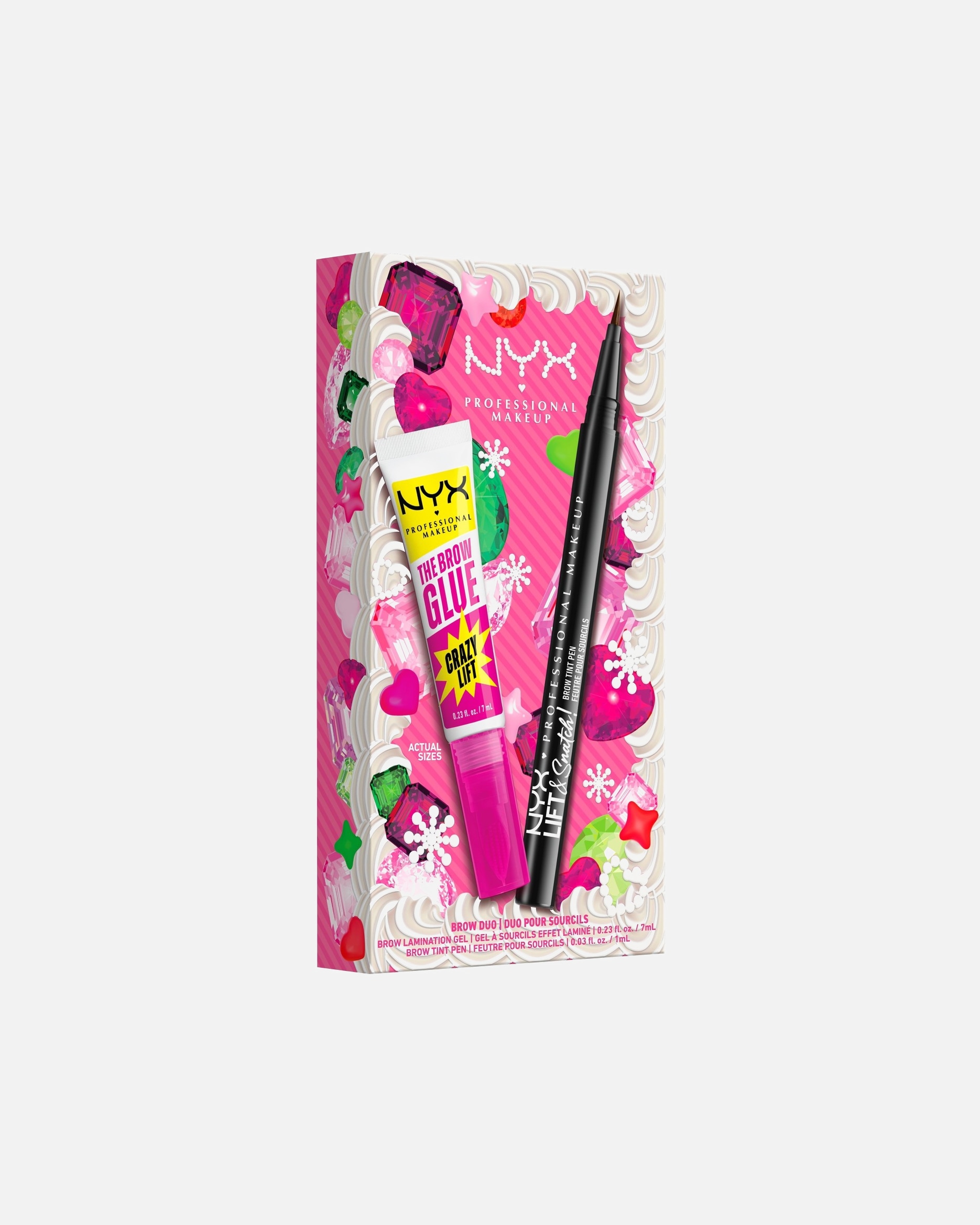 Antakių makiažo rinkinys UnisexNYX Professional MakeupBrow Duo1 vnt.