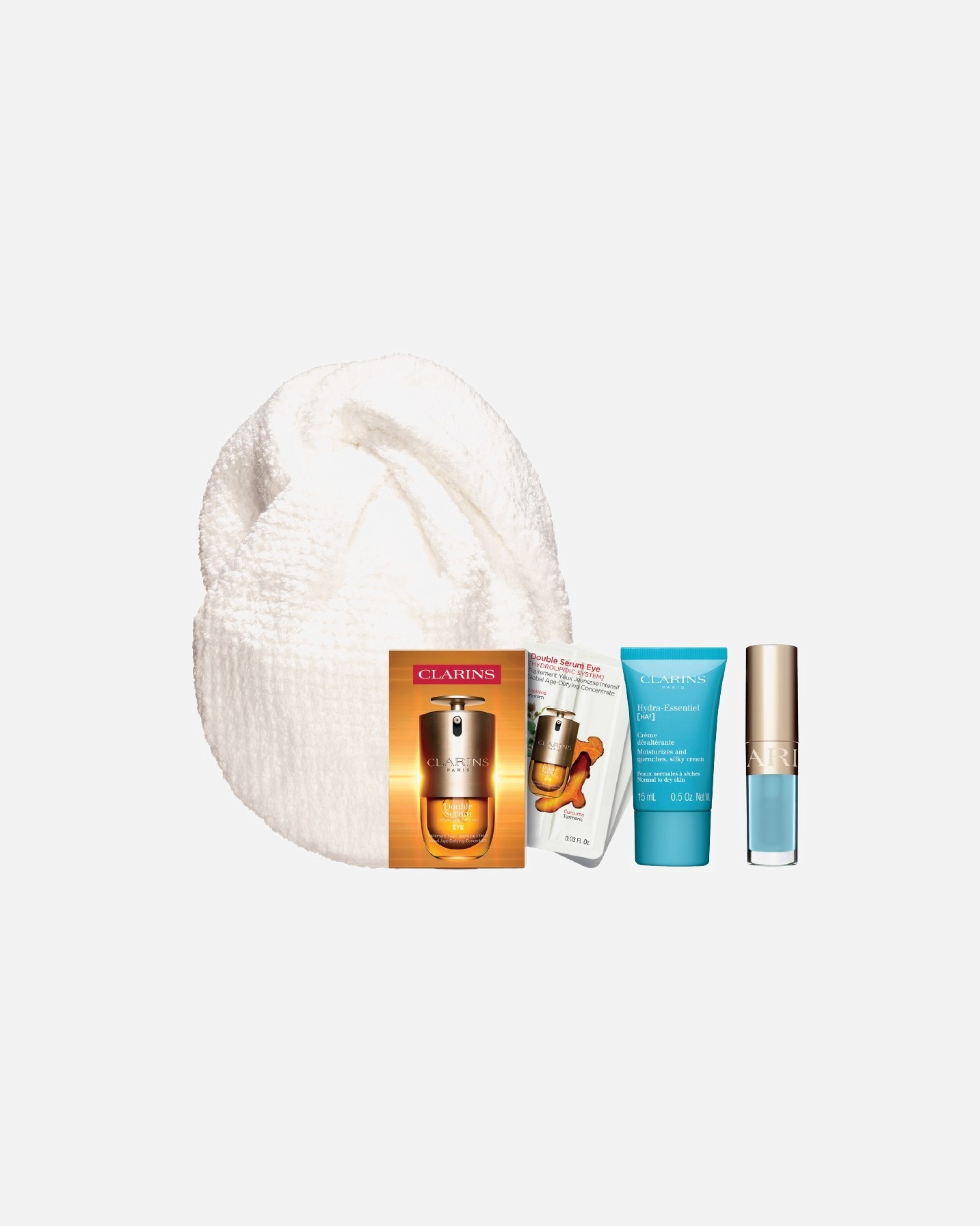 Perkant CLARINS plaukų priežiūros produktą - DOVANA CLARINS dovanų rinkinys.