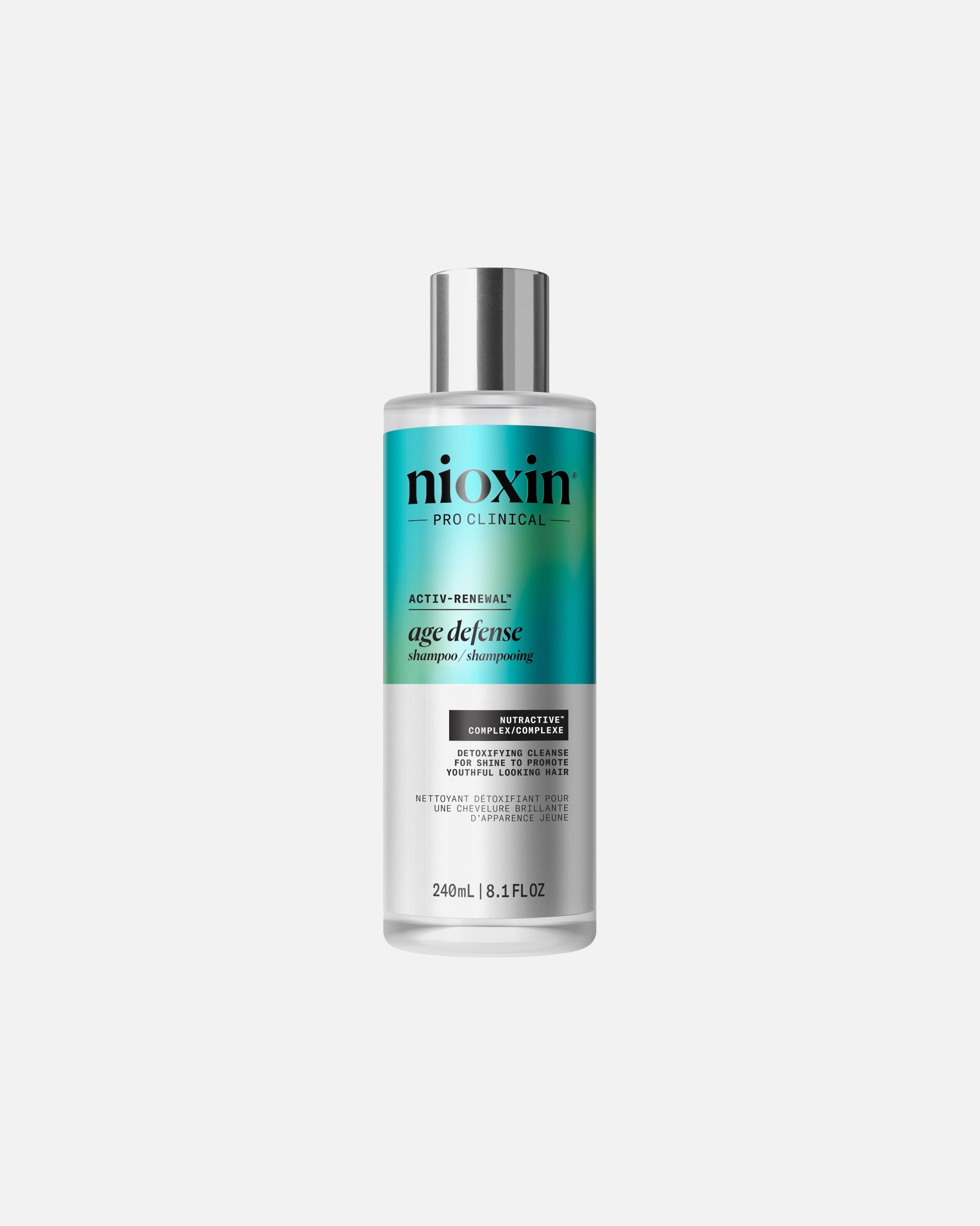 Plaukų atstatomoji priemonė UnisexNioxinAGE DEFENSE Shampoo240 ml