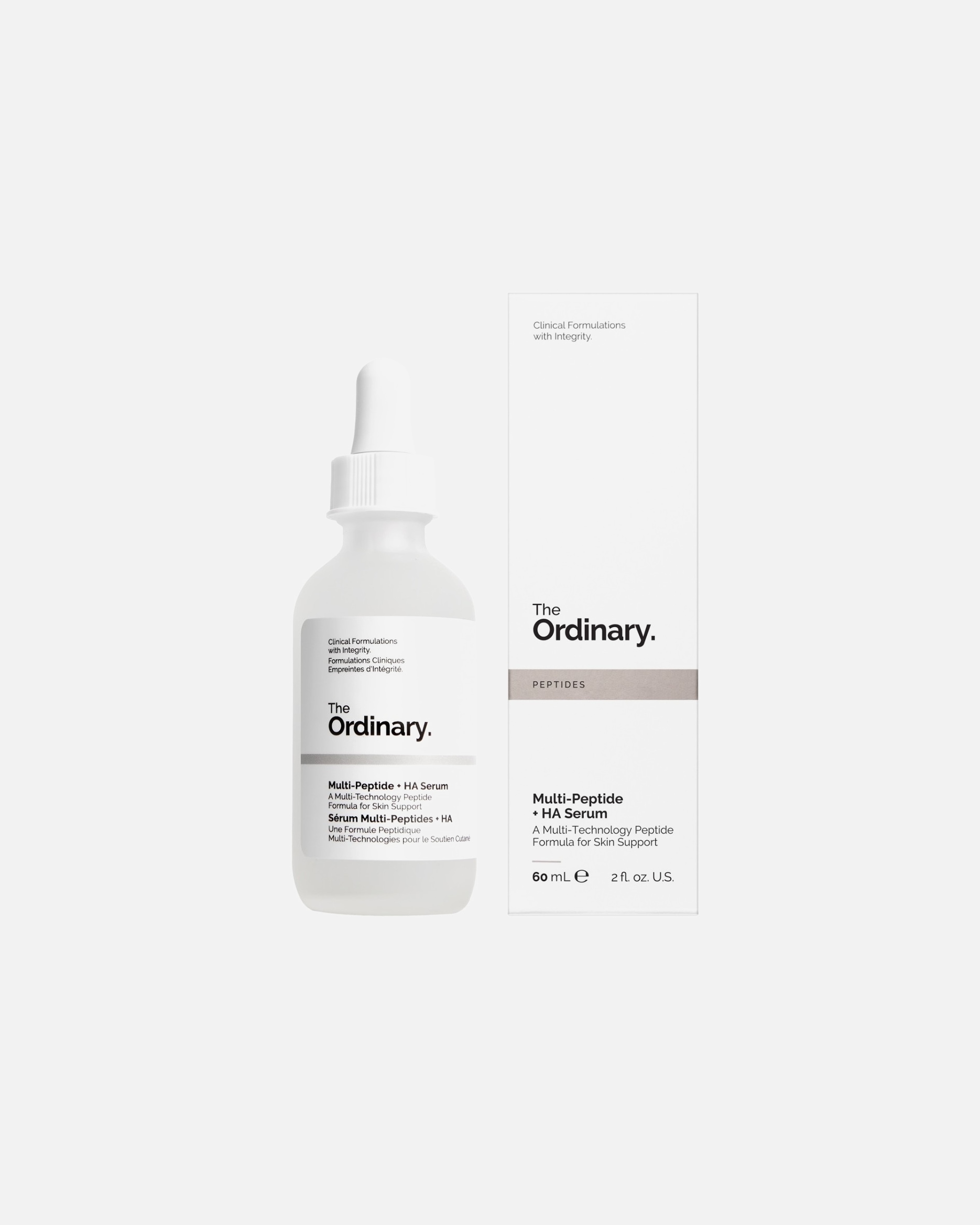 Veido serumas brandžiai odai UnisexThe OrdinaryMore MoleculesMulti-Peptide + HA Serum60 ml