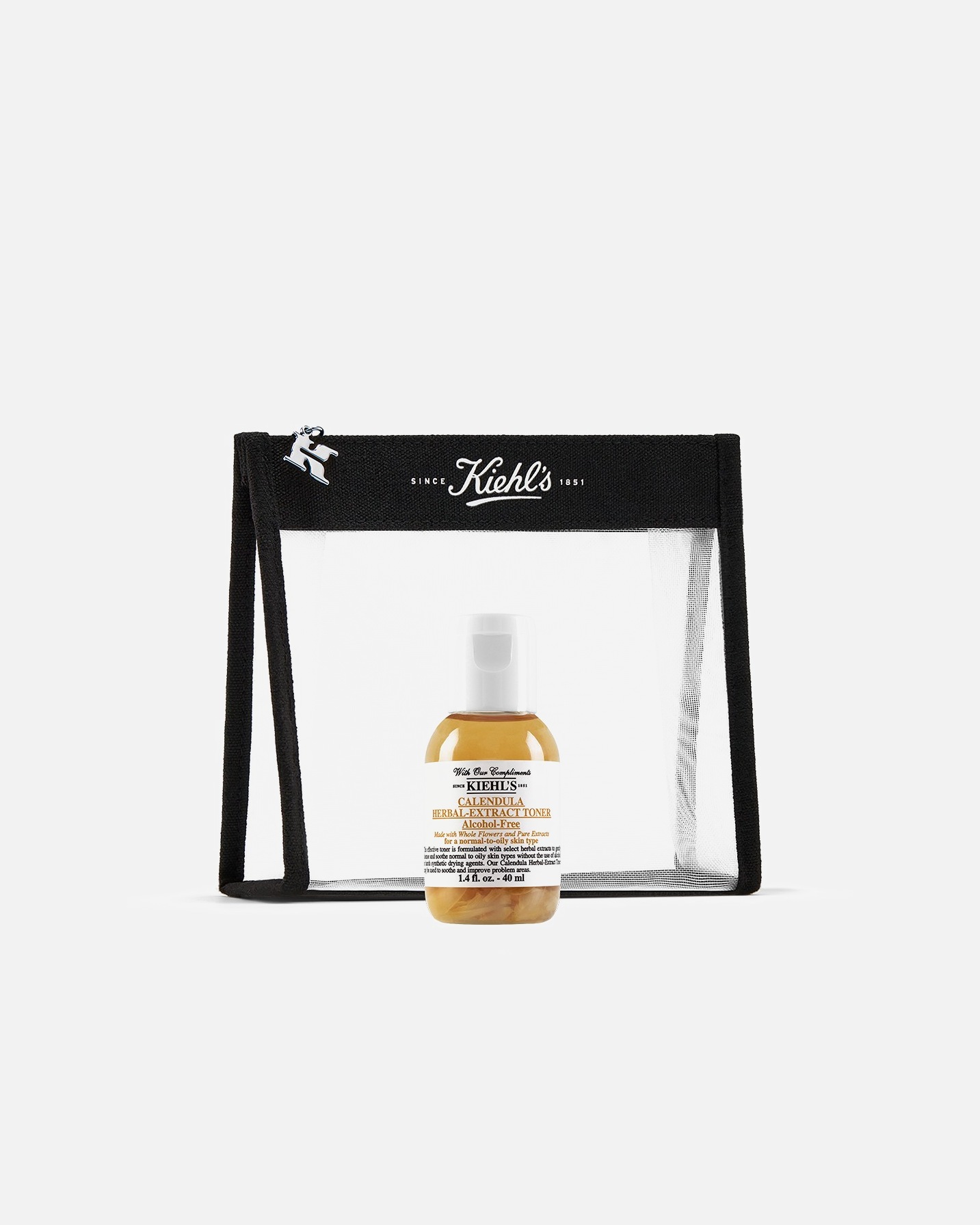 Perkant 2 KIEHL’S produktus - DOVANA KIEHL’S kosmetinė su CALENDULA HERBAL-EXTRACT TONER valomasis veido tonikas (40 ml).