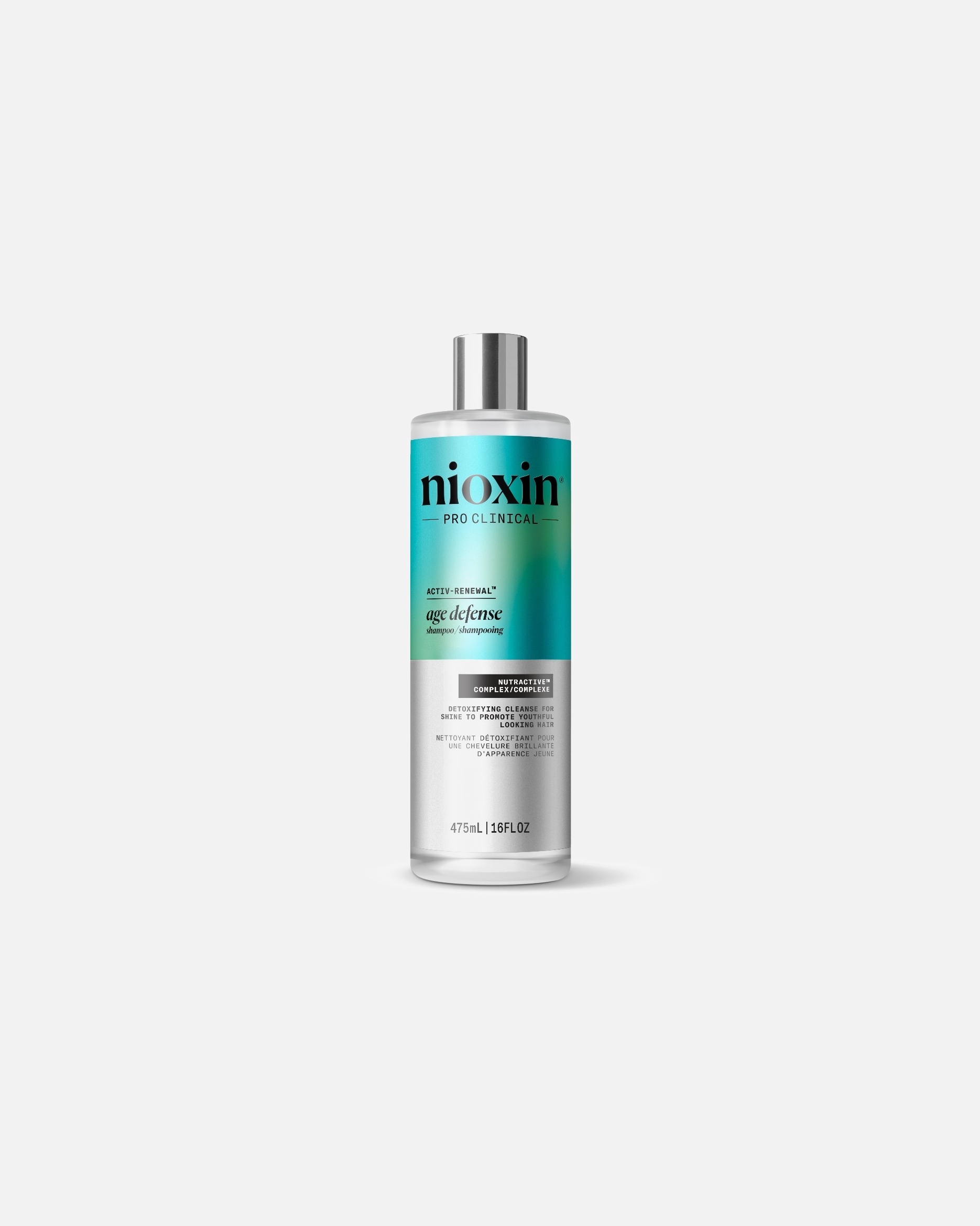 Plaukų atstatomoji priemonė UnisexNioxinAGE DEFENSE Shampoo475 ml