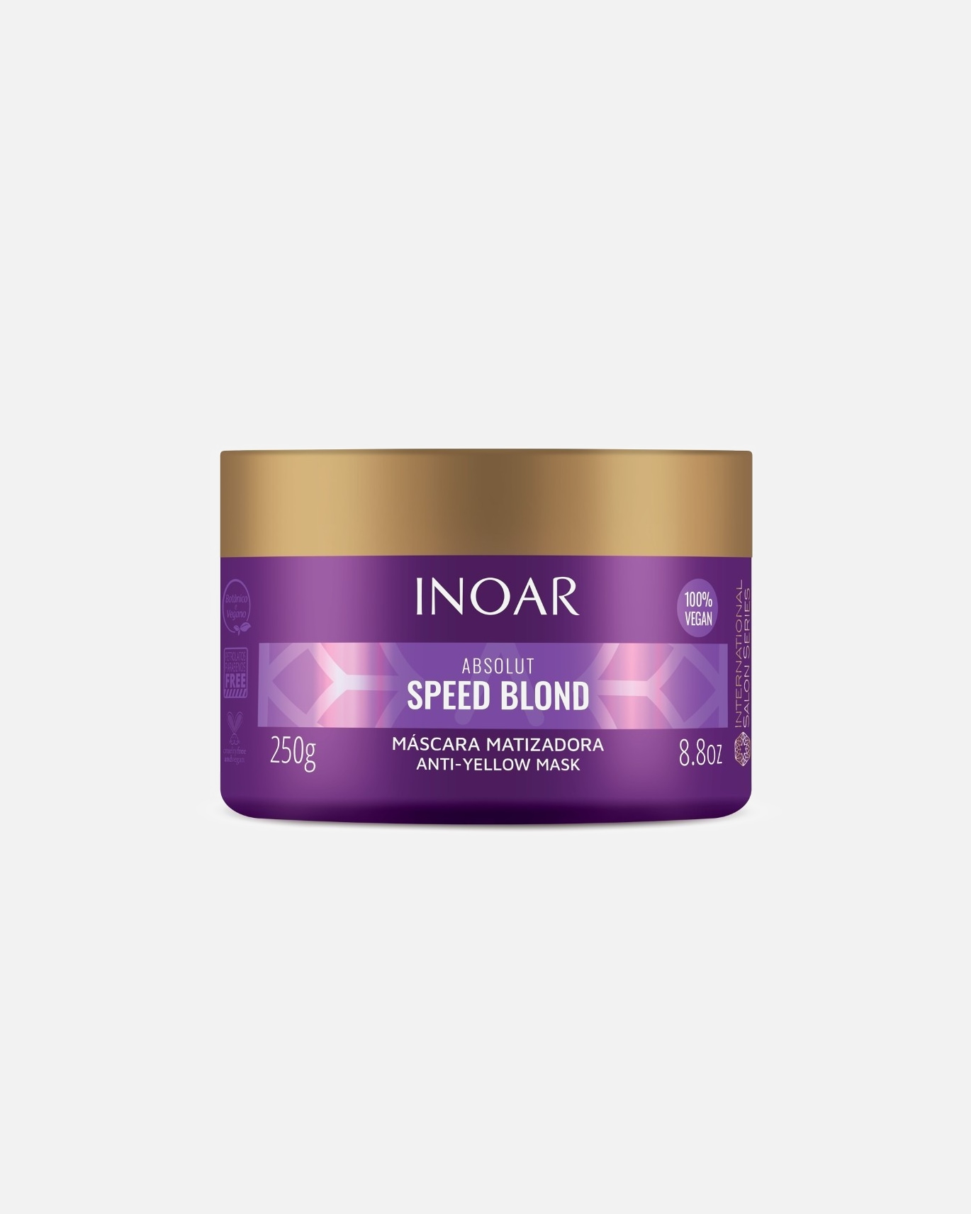 Plaukų kaukė UnisexINOARDefault Brand LineAbsolut Speed Blond Anti-Yellow Mask250 g