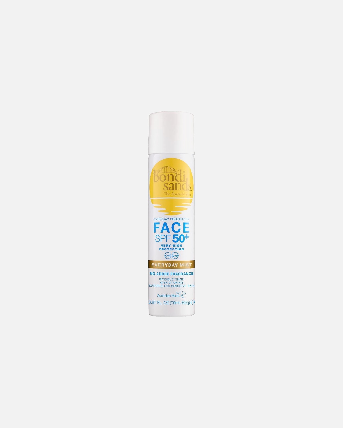Veido dulksna UnisexBondi SandsSPF 50+ EVERYDAY FACE MIST60 g