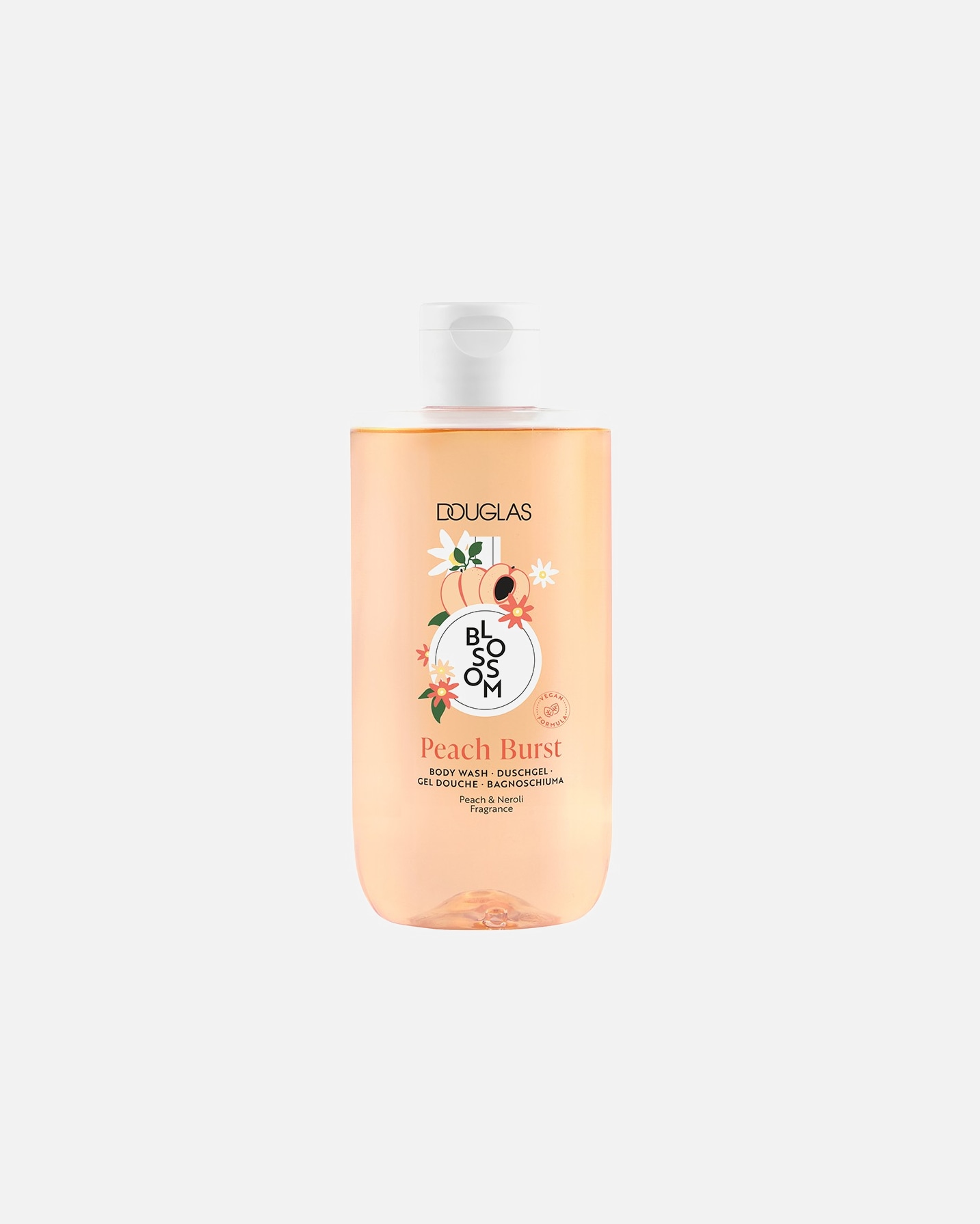 Kūno prausimosi želė MoterimsDouglas CollectionBlossomBLOSSOM Peach Burst Body Wash250 ml