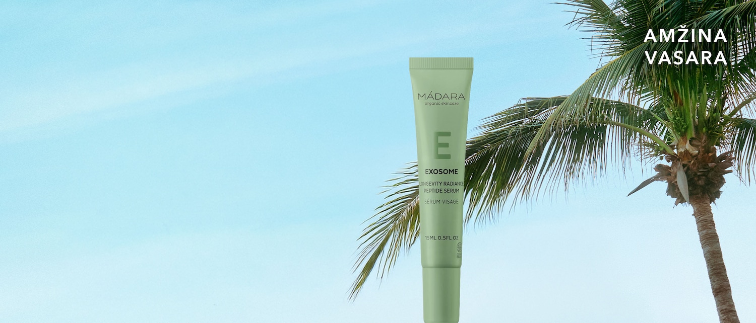 tik internete! perkant produktų už 49 € ir daugiau – dovana Madara exosome longevity radiance peptide serum (15 ml). kodas – md