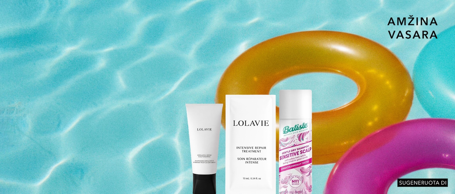 TIK INTERNETE! Perkant produktų už 39 € ir daugiau, DOVANA - 3 kelioninės talpos produktai. kodas set