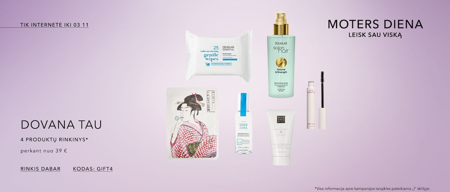 Perkant produktų už 39 € ir daugiau - DOVANA 4 produktų rinkinys Kodas - GIFT4