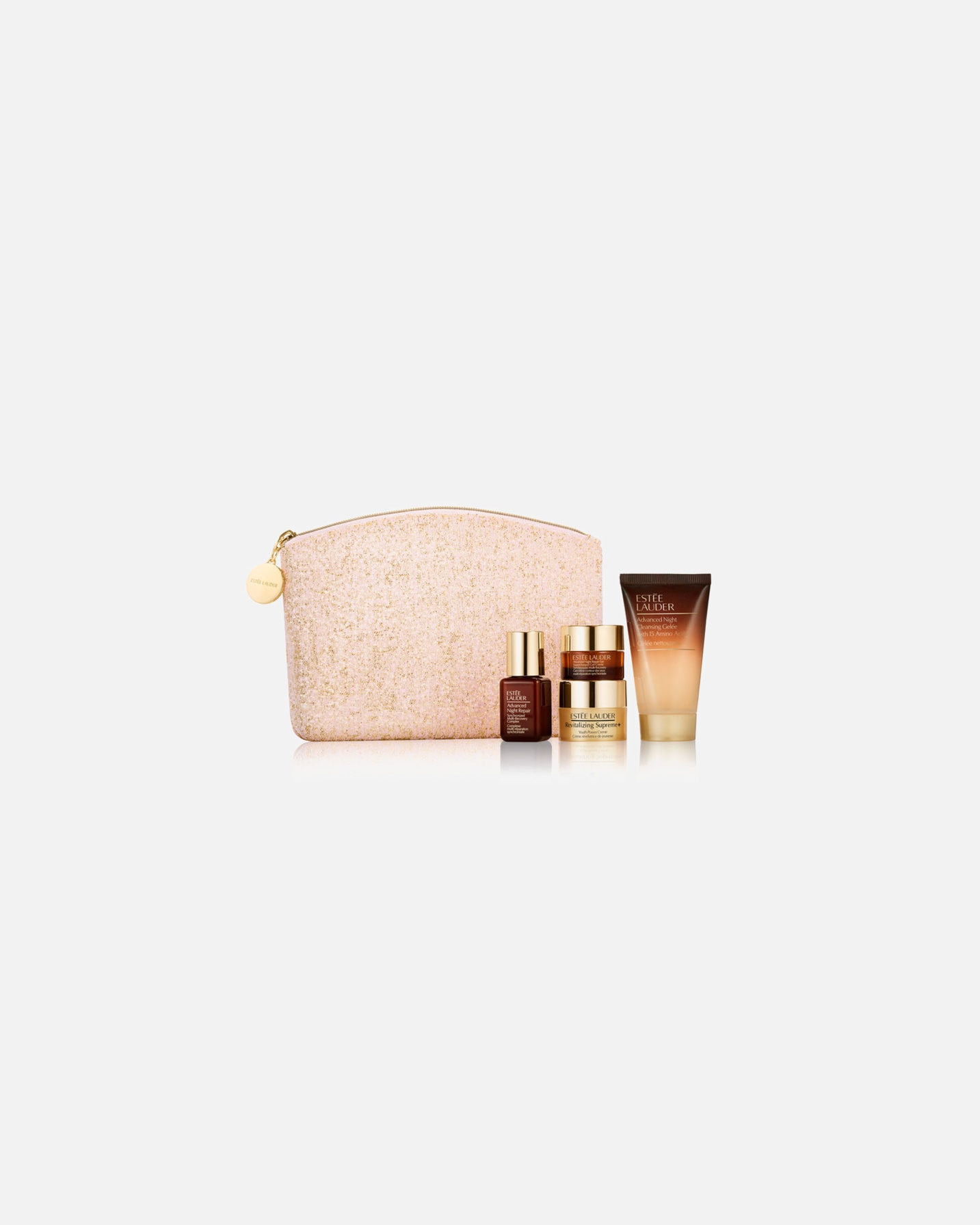 TIK INTERNETE! Perkant ESTEE LAUDER produktų už 149 € ir daugiau - DOVANA ESTEE LAUDER kosmetinė su kelioninės talpos produktais.