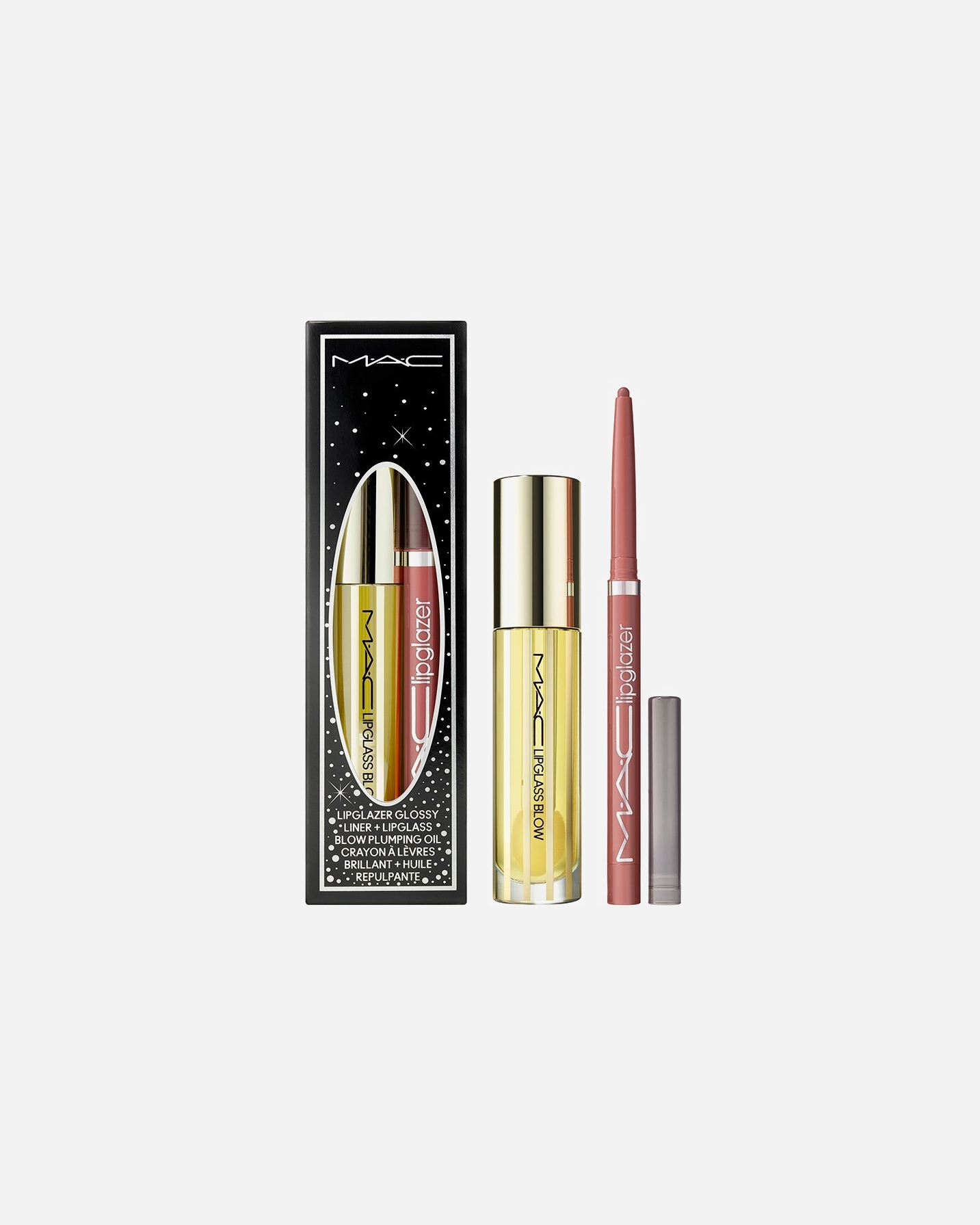 Lūpų makiažo rinkinys UnisexMAC HolidayPlumping Powerhouses Lip Combo1 vnt.