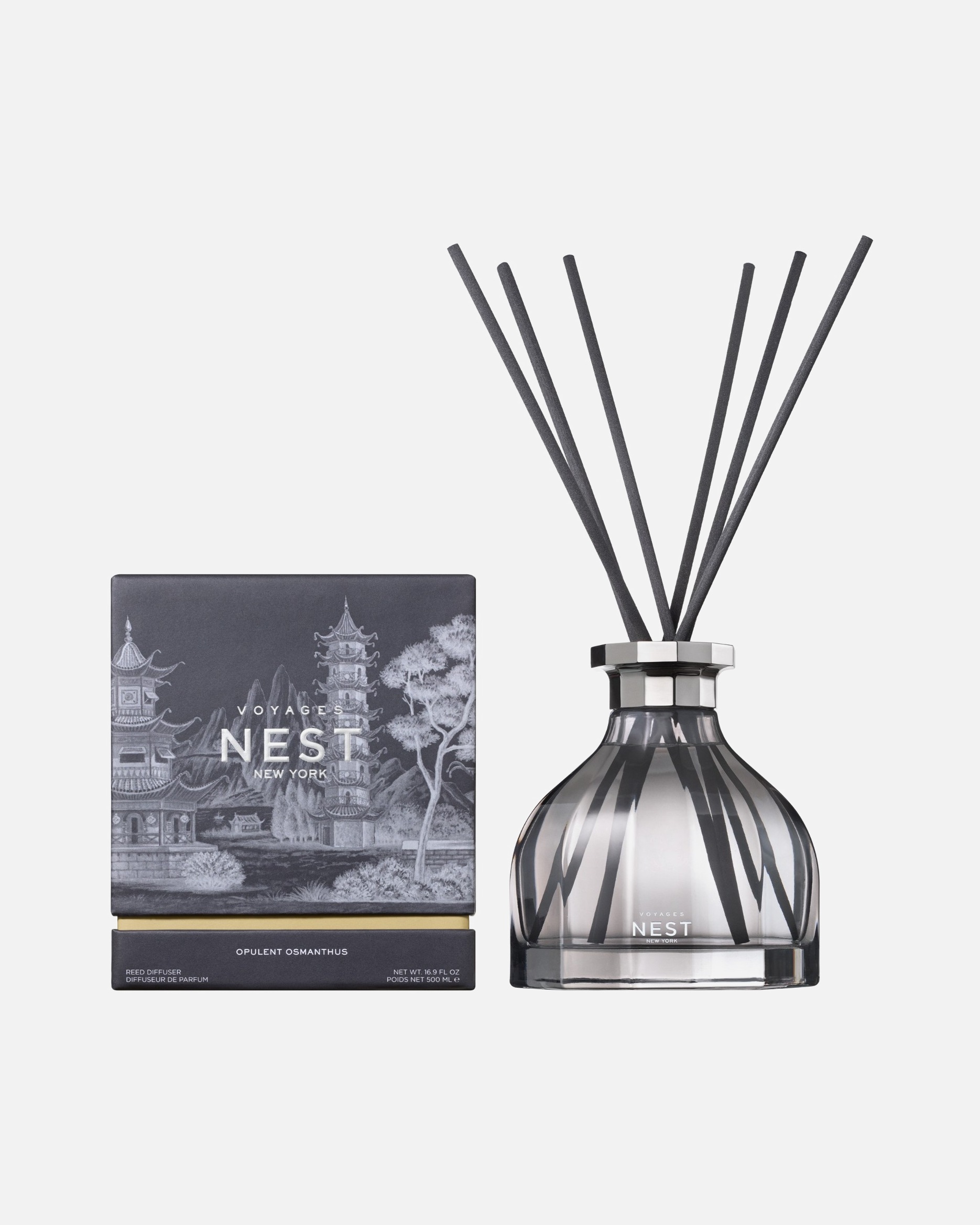 Namų kvapas UnisexNEST NEW YORKDefault Brand LineVoyages Opulent Osmanthus Reed Diffuser500 ml
