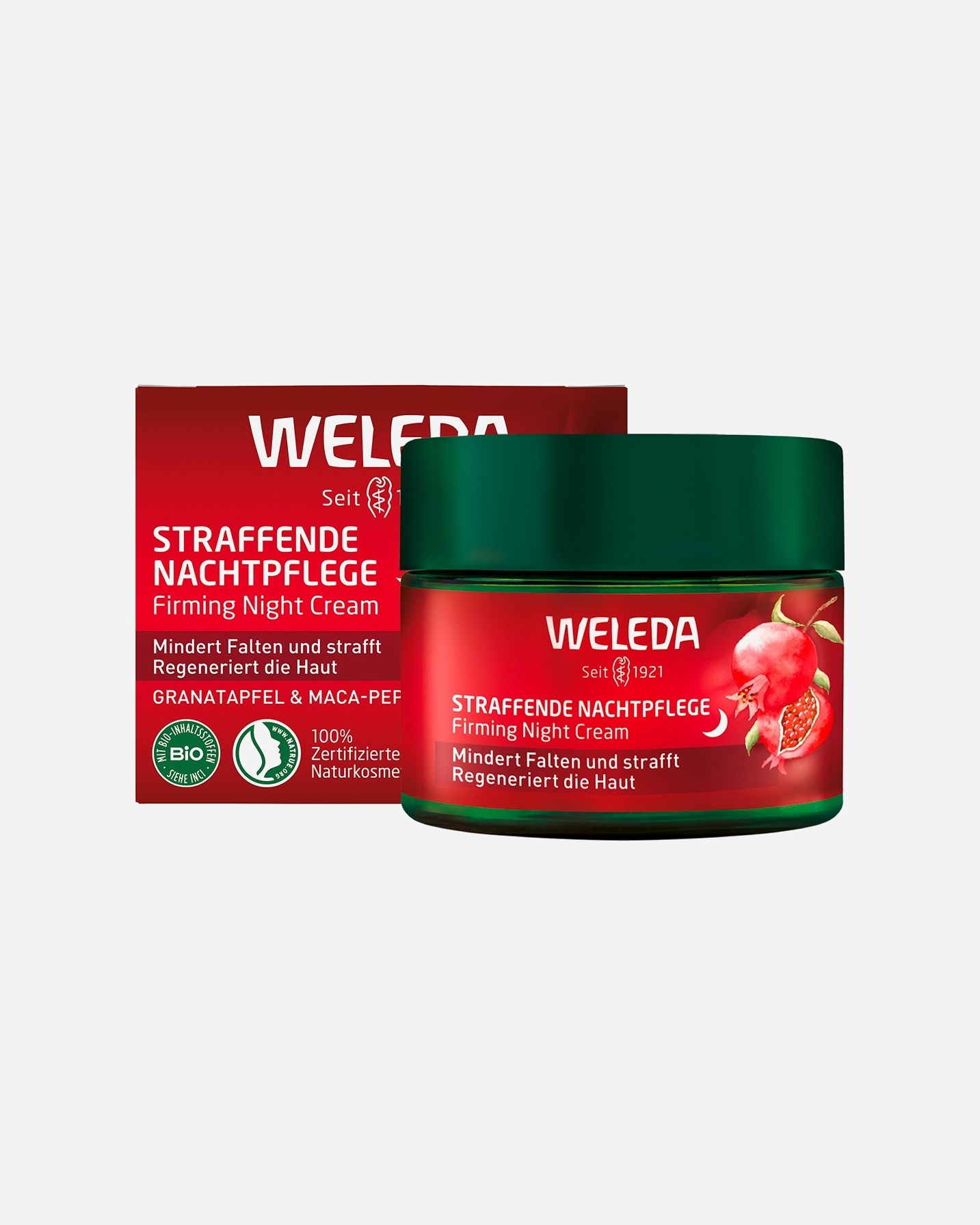 Veido kremas | naktinis UnisexWeledaGranatapfelPomegranate & Maca Peptides Firming Night Cream40 ml