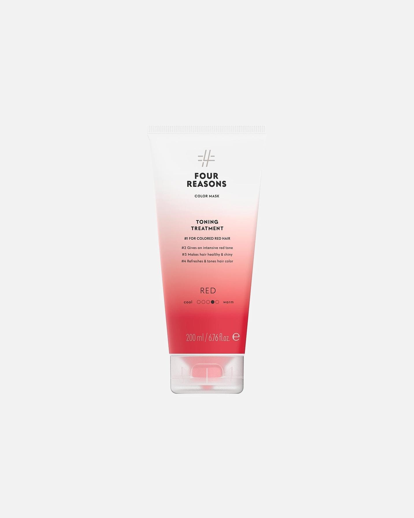 Plaukų kaukė MoterimsFour ReasonsColor MaskToning Treatment Red200 ml