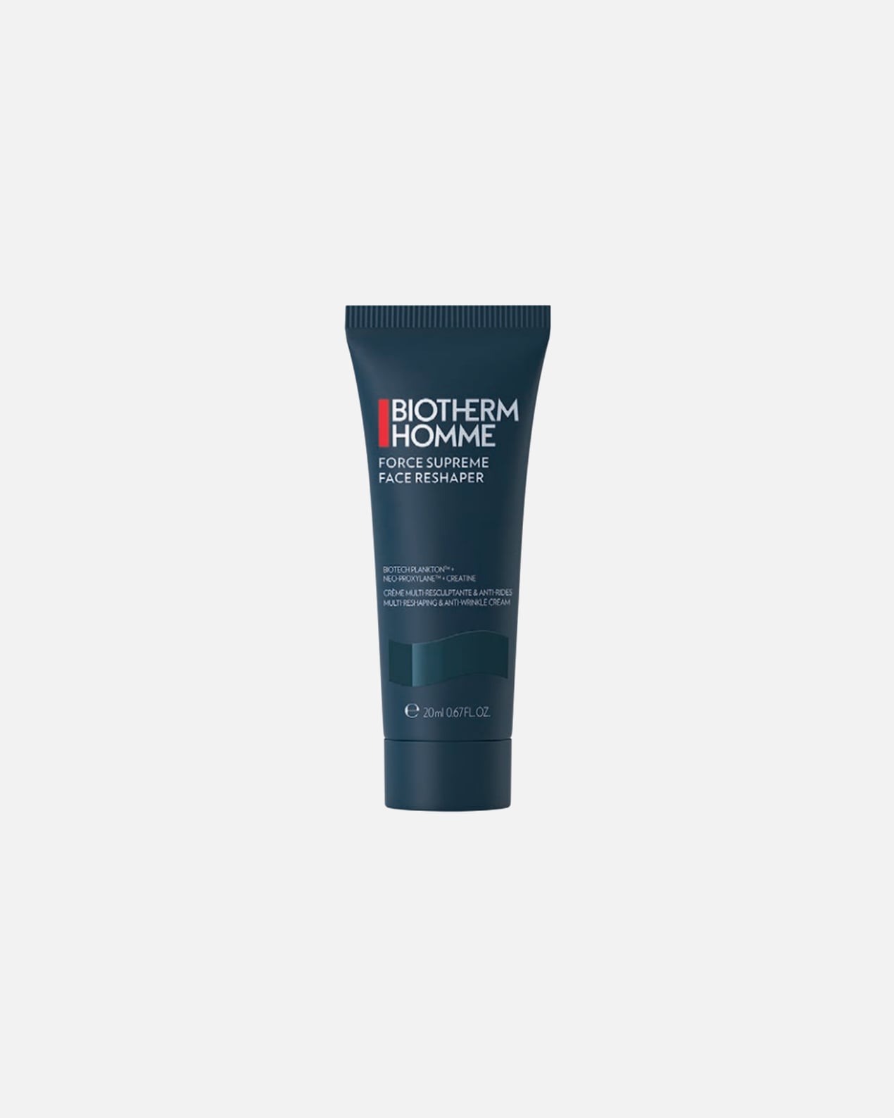 Perkant 2 ar daugiau BIOTHERM HOMME produktus – DOVANA BIOTHERM HOMME FORCE SUPREME YOUTH RESHAPING veido krema (20 ml).